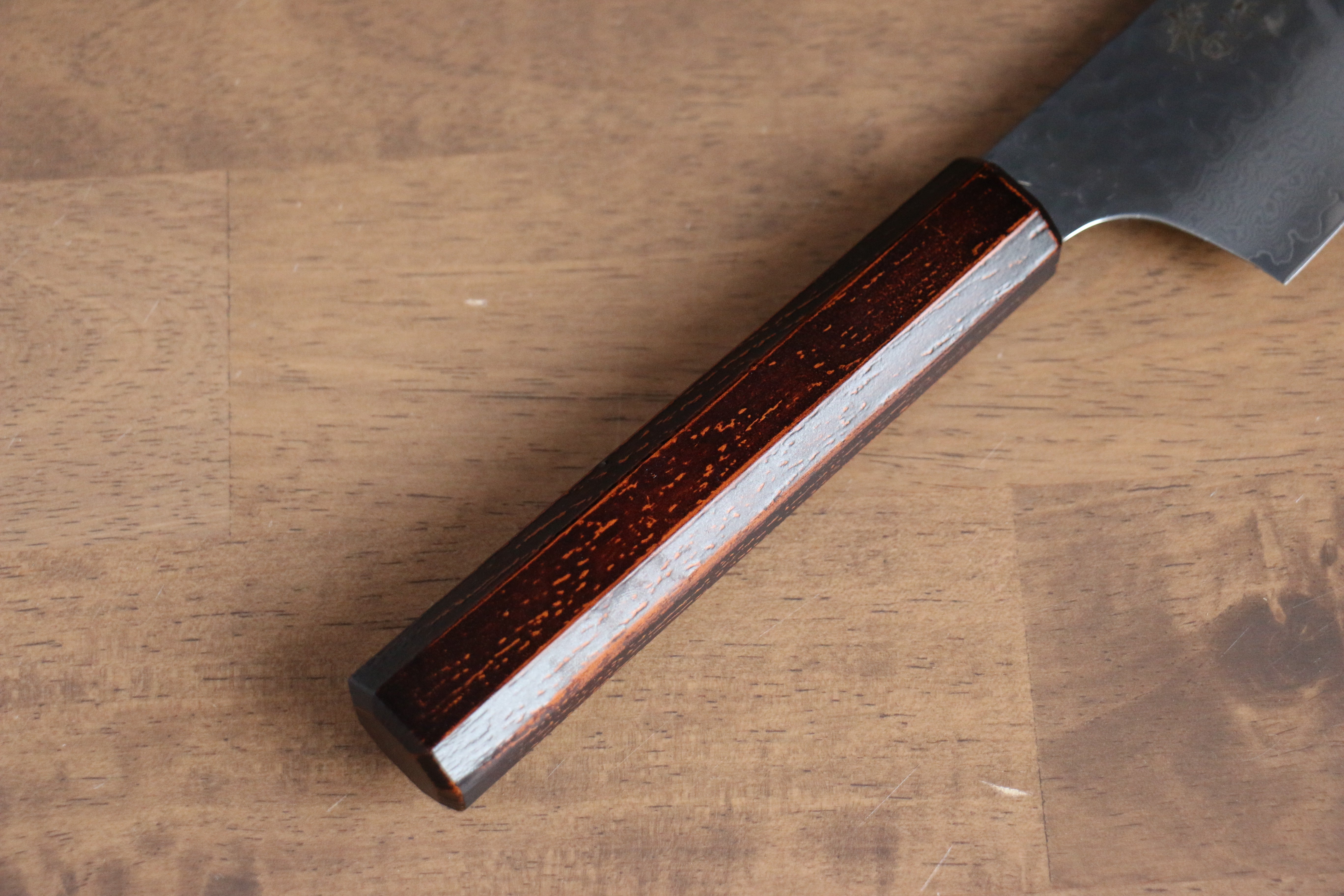堺 孝行 七色 VG10 33層 劍型牛刀  190mm ABS 樹脂（復古木紋） 握把 - 清助刃物