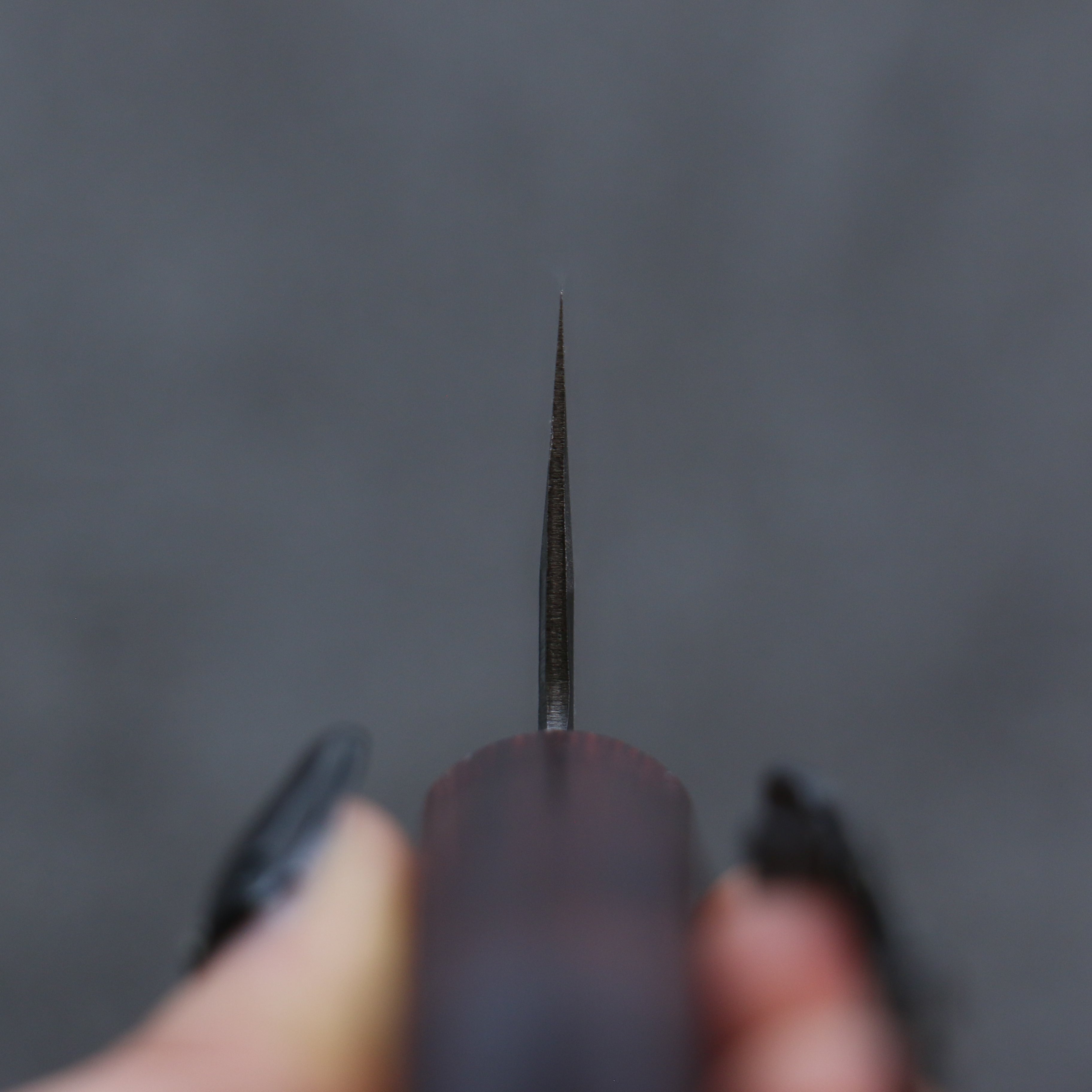 清助 超級青鋼 鎚目 文化刀  165mm 紅合成木 握把 - 清助刃物