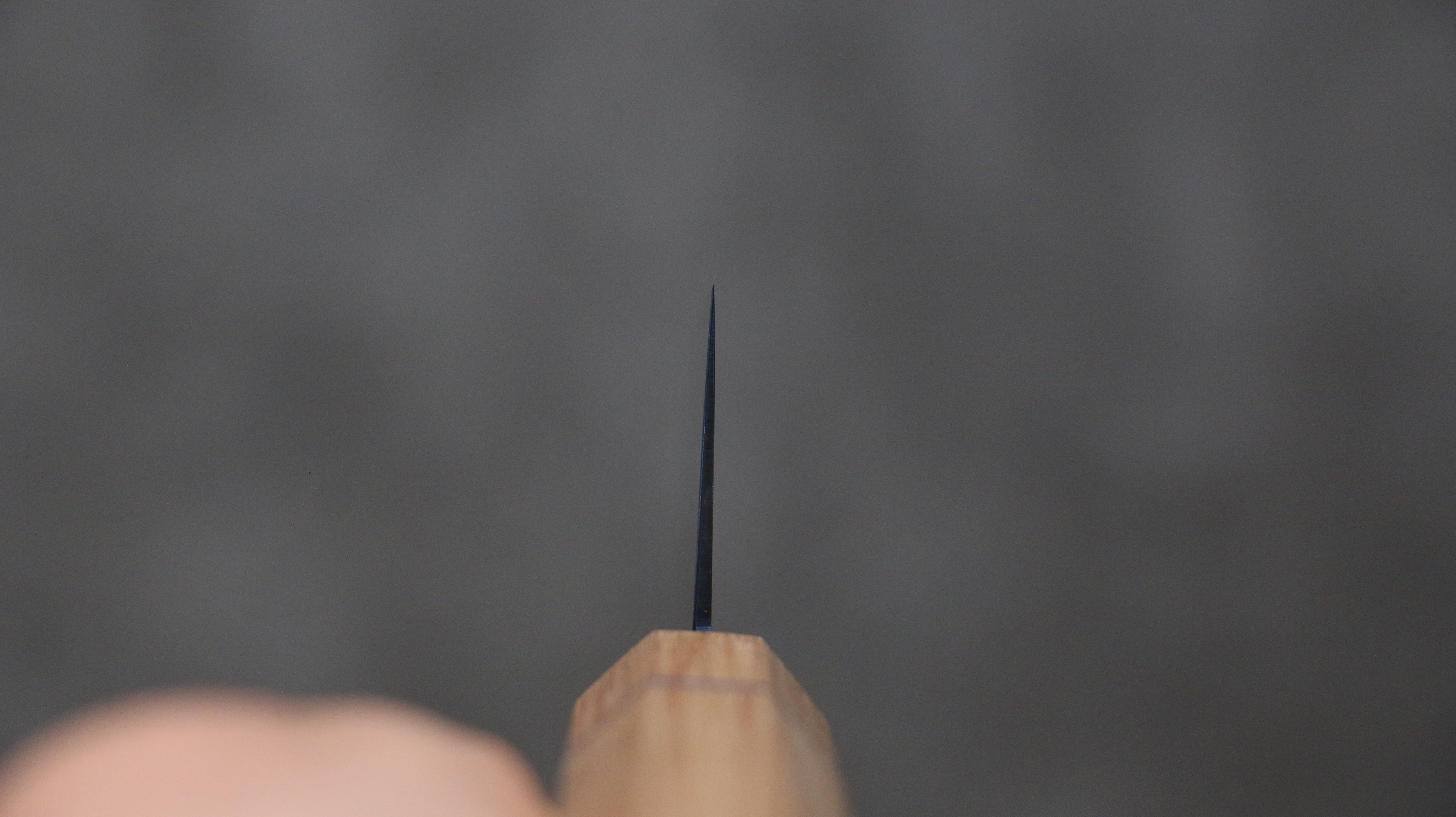 清助 SK-85鋼 離子鍍 切付三德刀  180mm 白木 握把 - 清助刃物