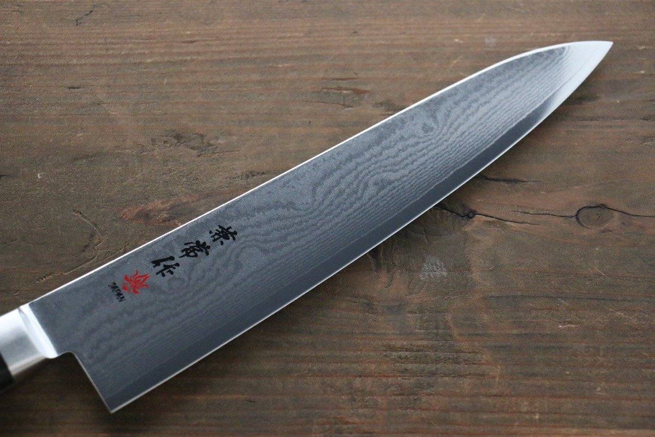 兼常 VG10 33層 大馬士革紋 牛刀 210mm 合成木 握把 - 清助刃物