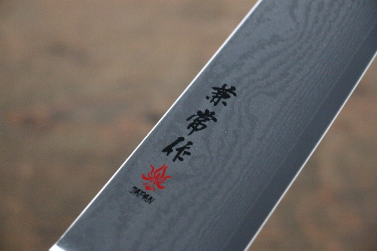 兼常 VG10 33層 大馬士革紋 牛刀 210mm 合成木 握把 - 清助刃物