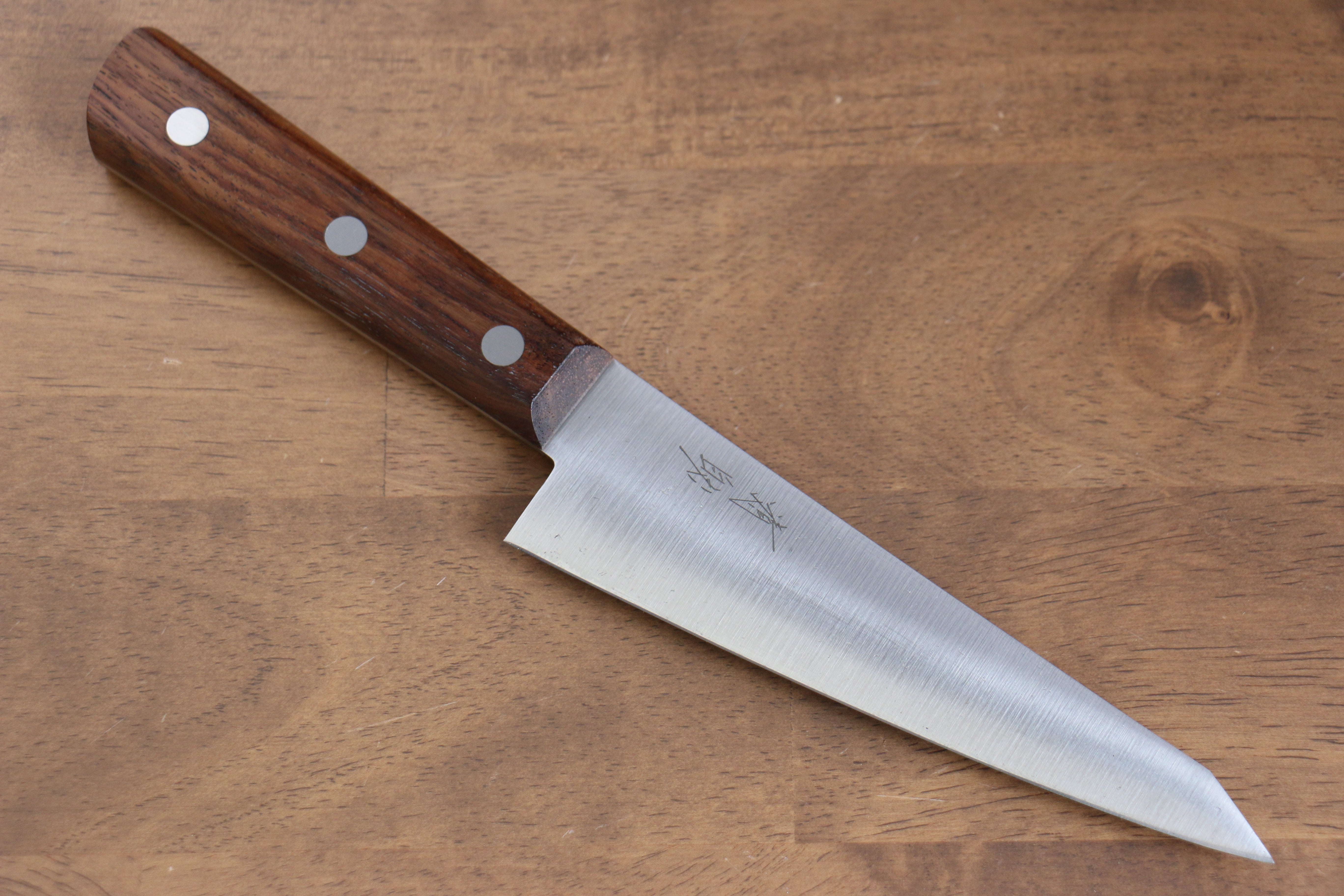 清助 山賊 日本鋼 去骨刀 150mm 紫檀木 握把 - 清助刃物