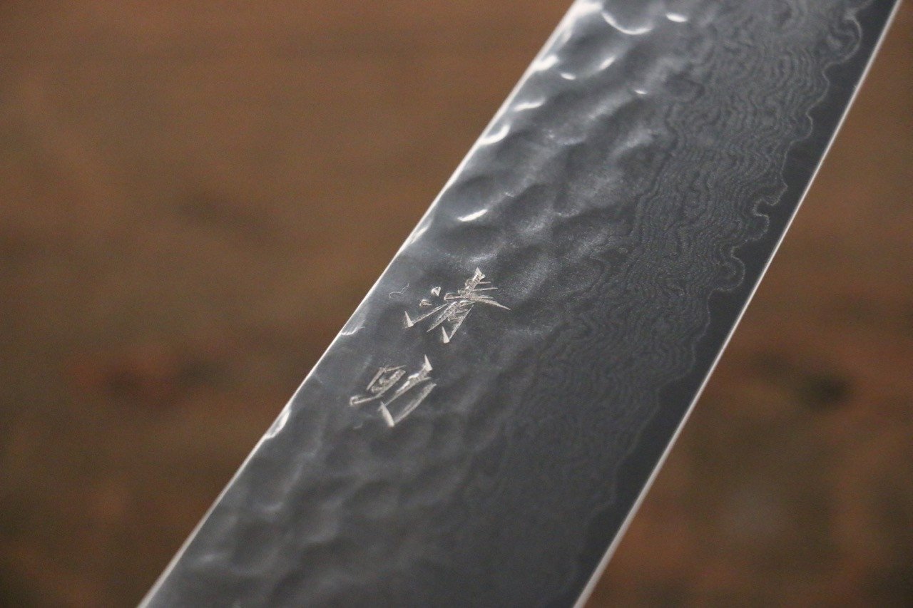 清助 VG10 33層 大馬士革紋 三德刀  180mm 桃花心木 握把 - 清助刃物