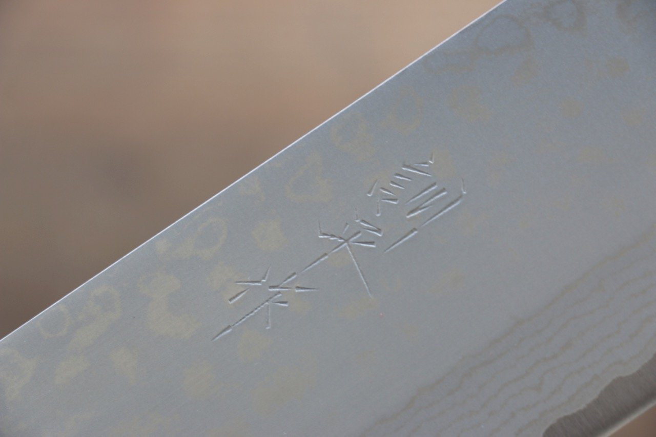 訓平 彩流 VG10 大馬士革紋 菜切  165mm 合成木 握把 - 清助刃物