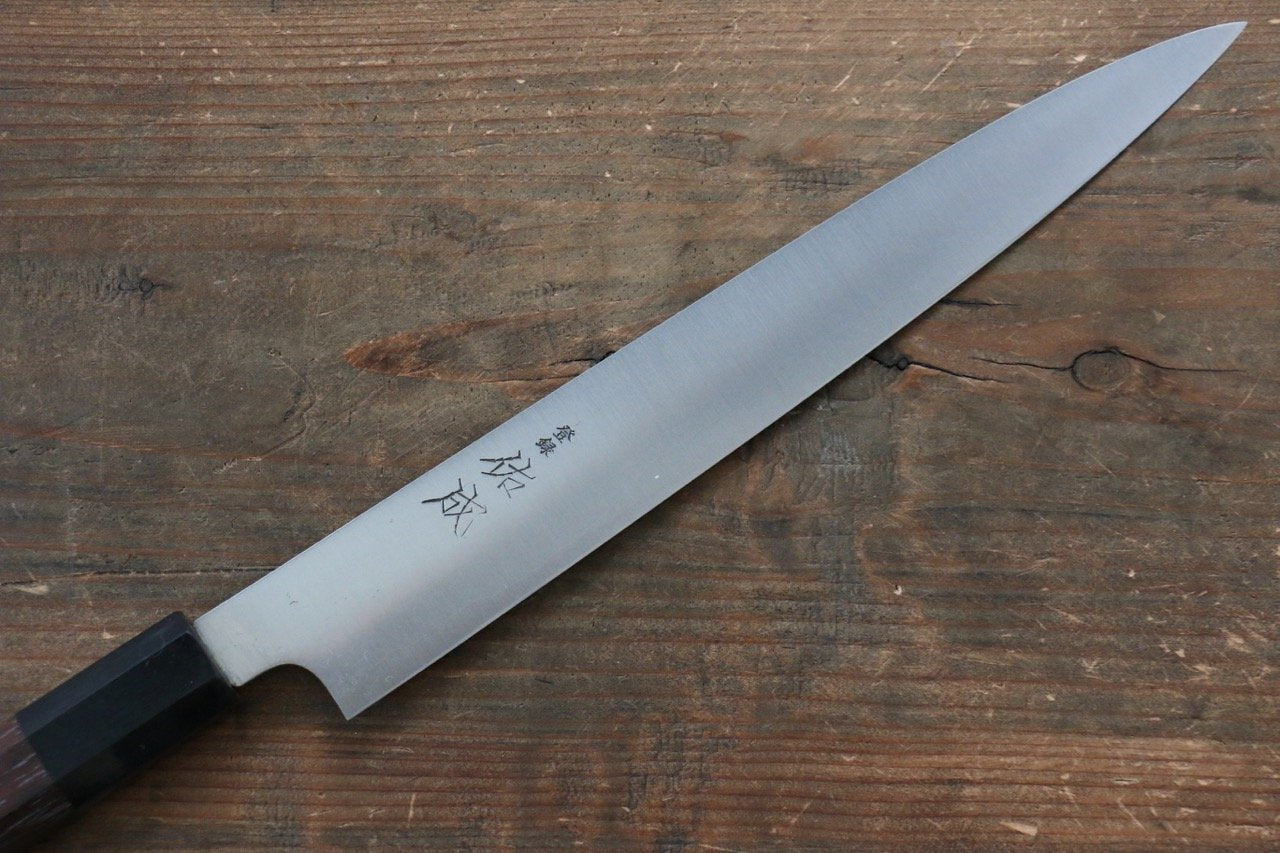 佑成 超級青鋼 筋引  240mm 紫檀木握把 - 清助刃物