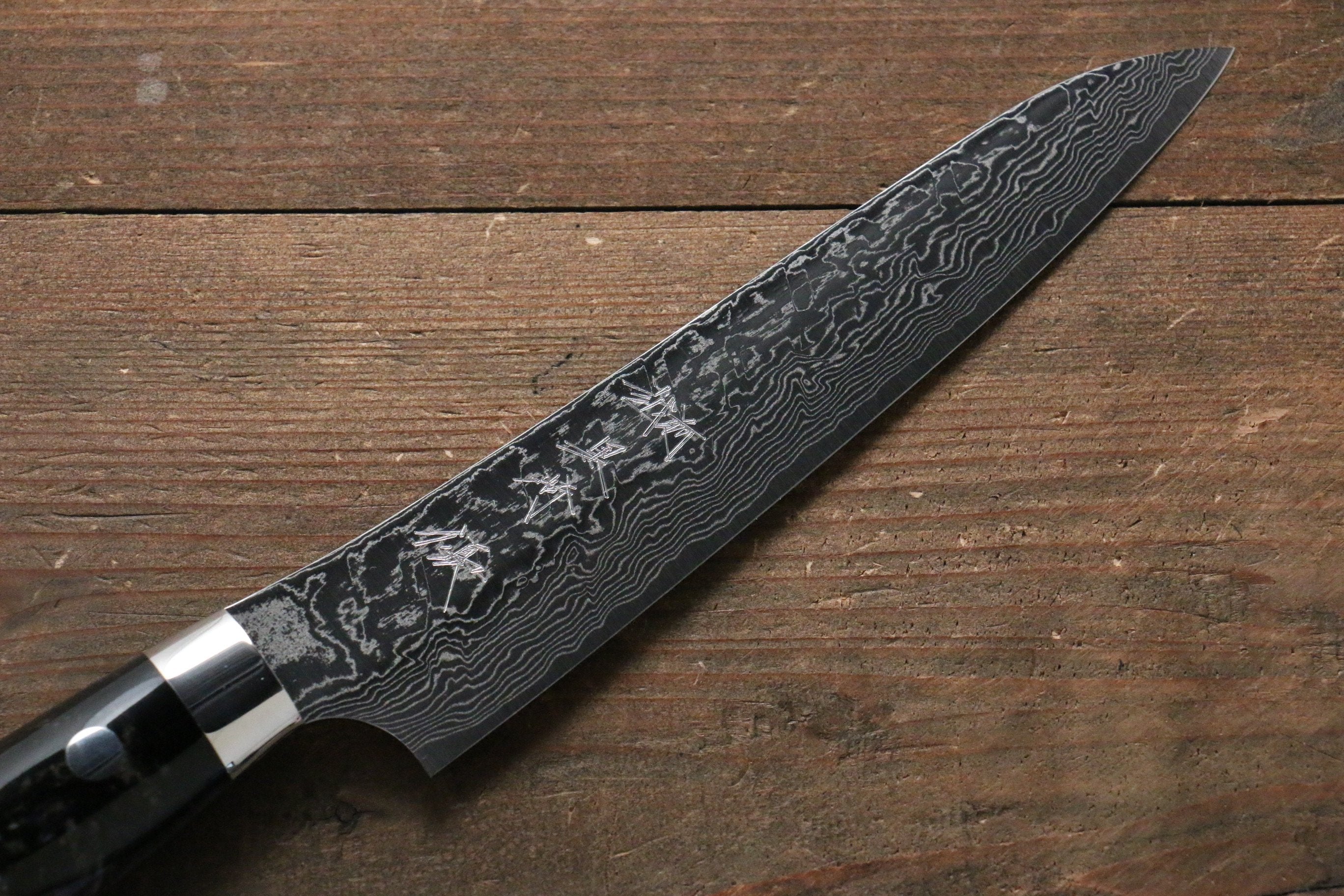 黑崎 優 雫 SG2 鎚目 多用途小刀  150mm 壓克力握把 - 清助刃物