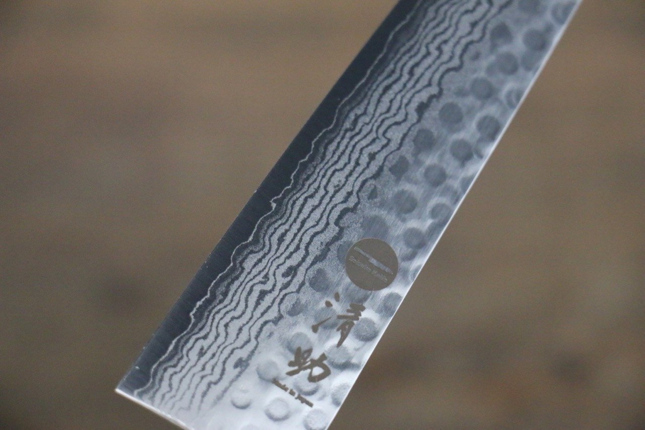 堺 孝行 VG10 17層大馬士革紋 多用途小刀  135mm - 清助刃物