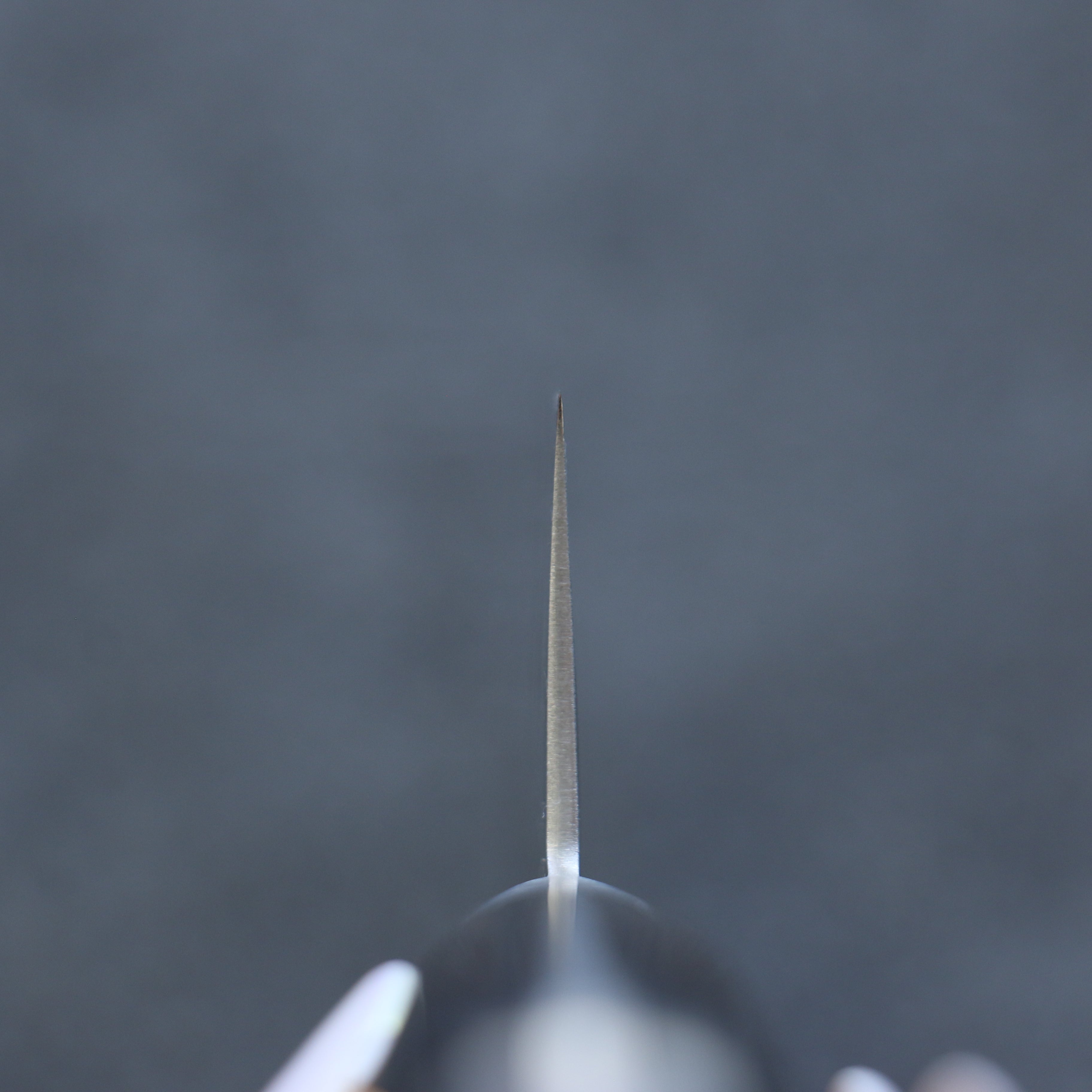 清助 銀三鋼 梨地 三德刀  180mm 茶色合成木 握把 - 清助刃物