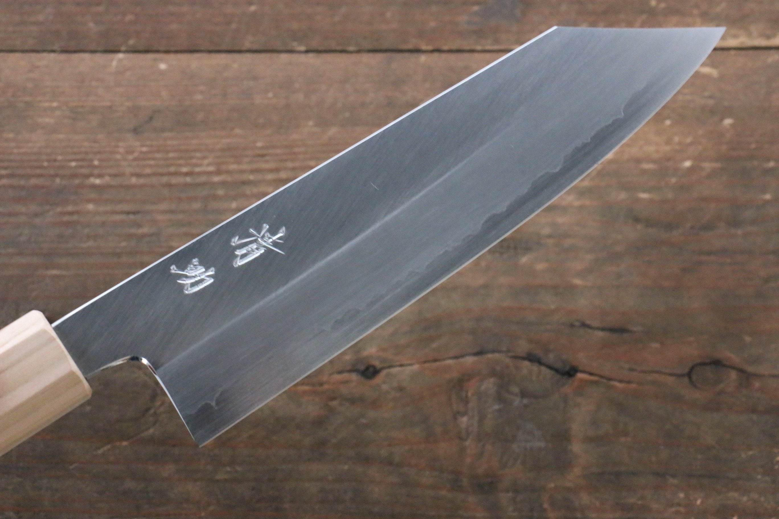 清助 銀三鋼 文化刀 165mm 櫻桃木 握把 - 清助刃物