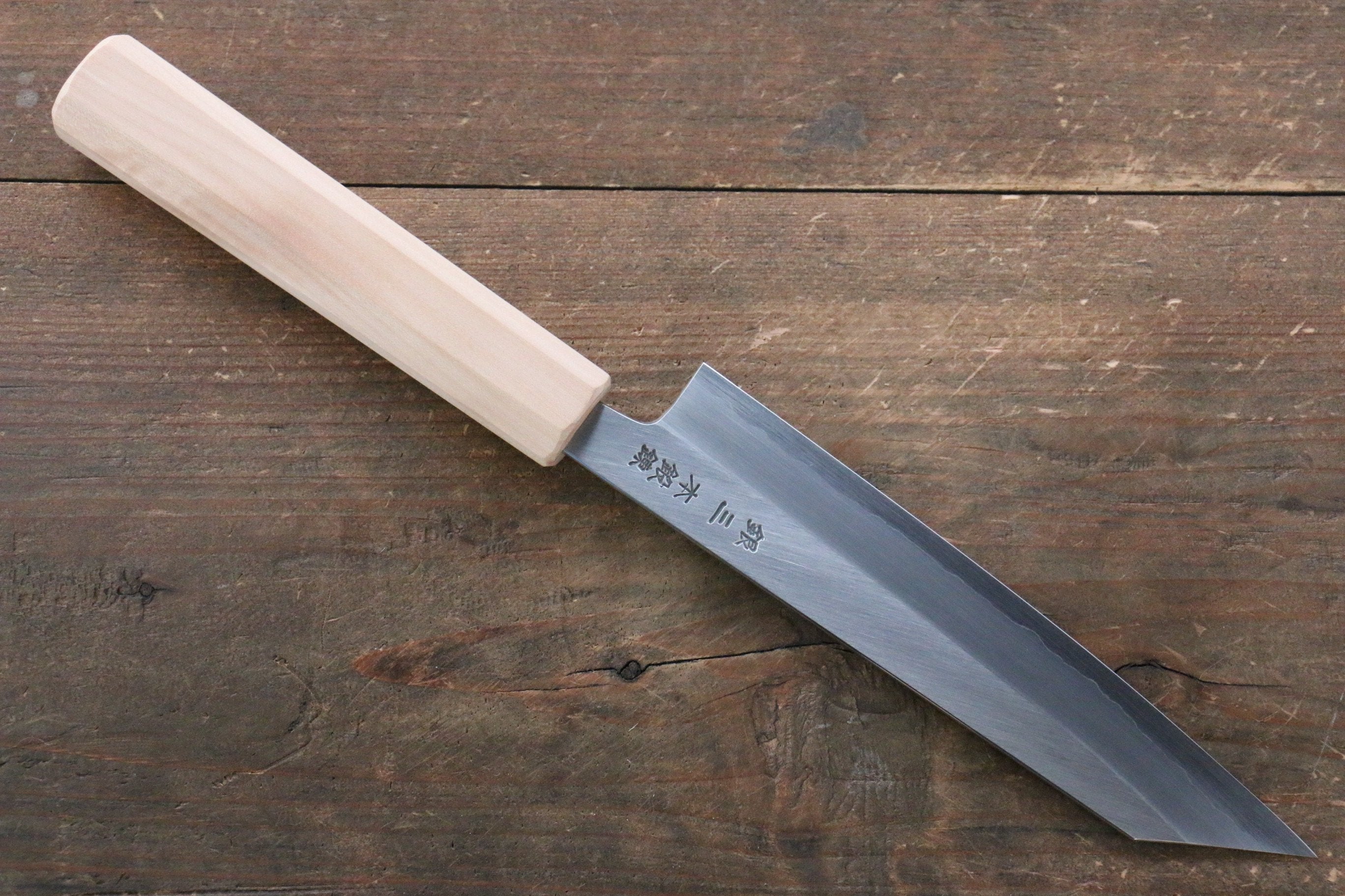 清助 銀三鋼 切付多用途小刀 150mm 櫻桃木 握把 - 清助刃物