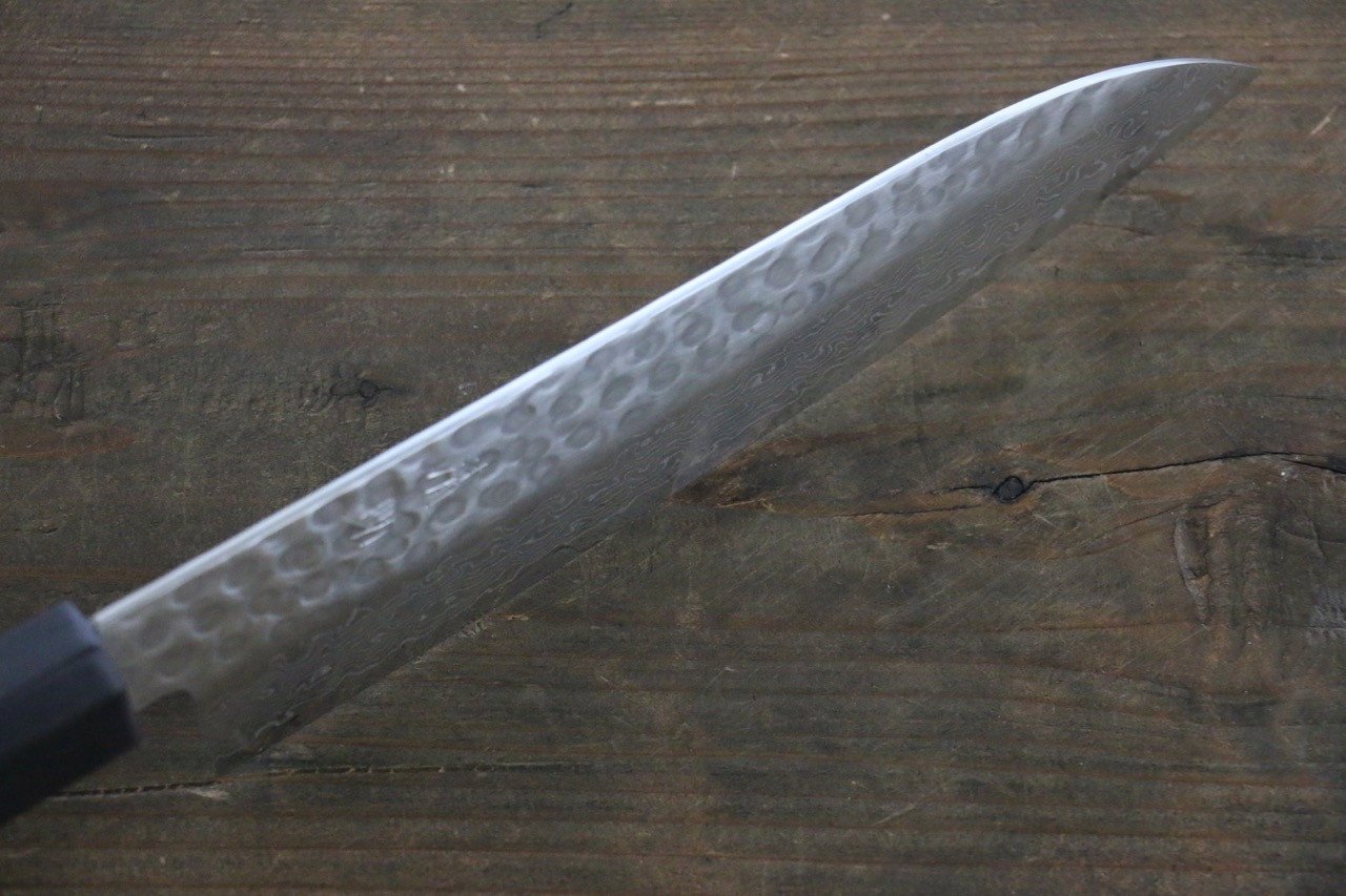 清助 AUS10 三德刀  180mm 紫檀木 握把 - 清助刃物