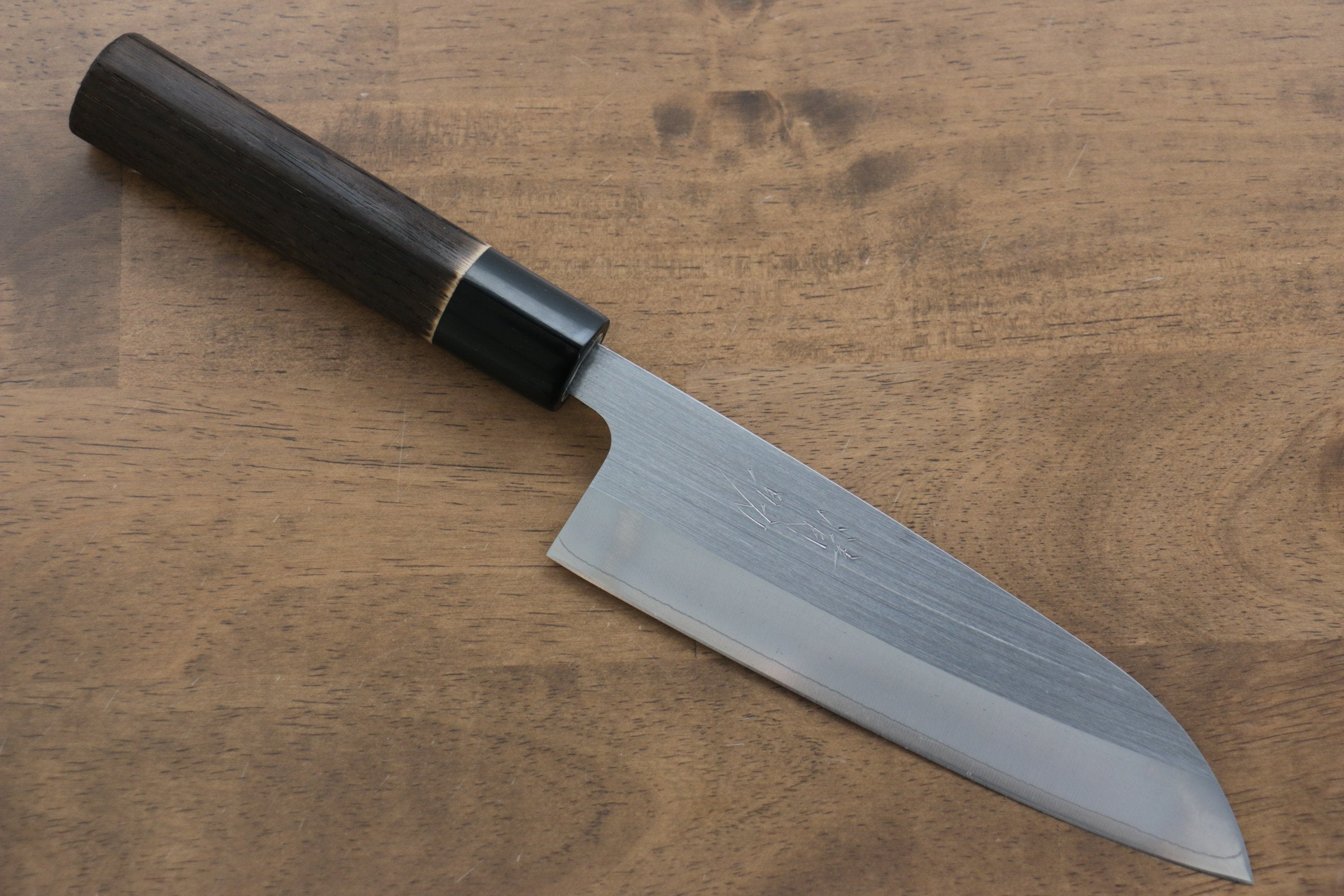 清助 SRS13 三德刀 165mm 燒栗木 握把 - 清助刃物