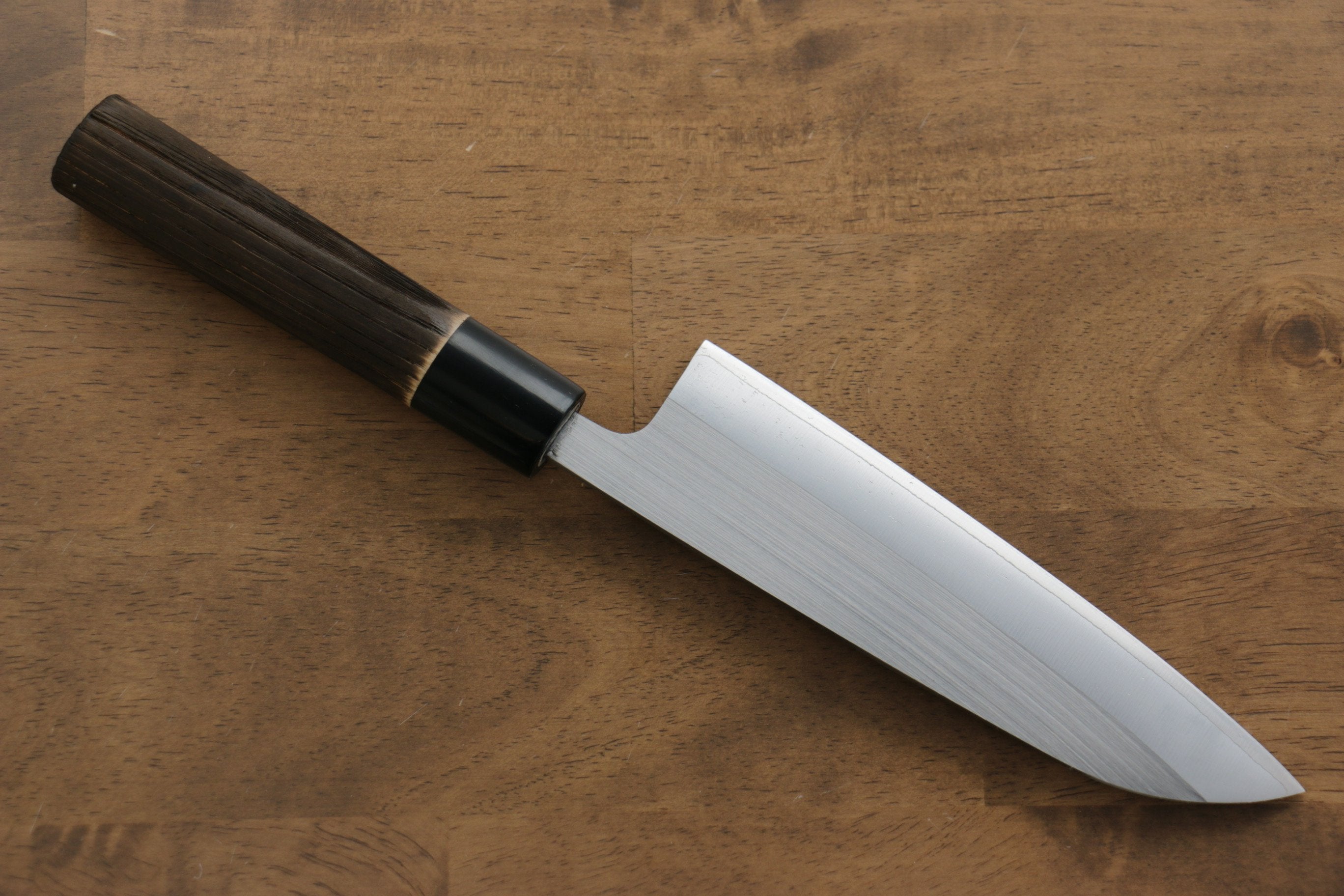 清助 SRS13 三德刀 165mm 燒栗木 握把 - 清助刃物