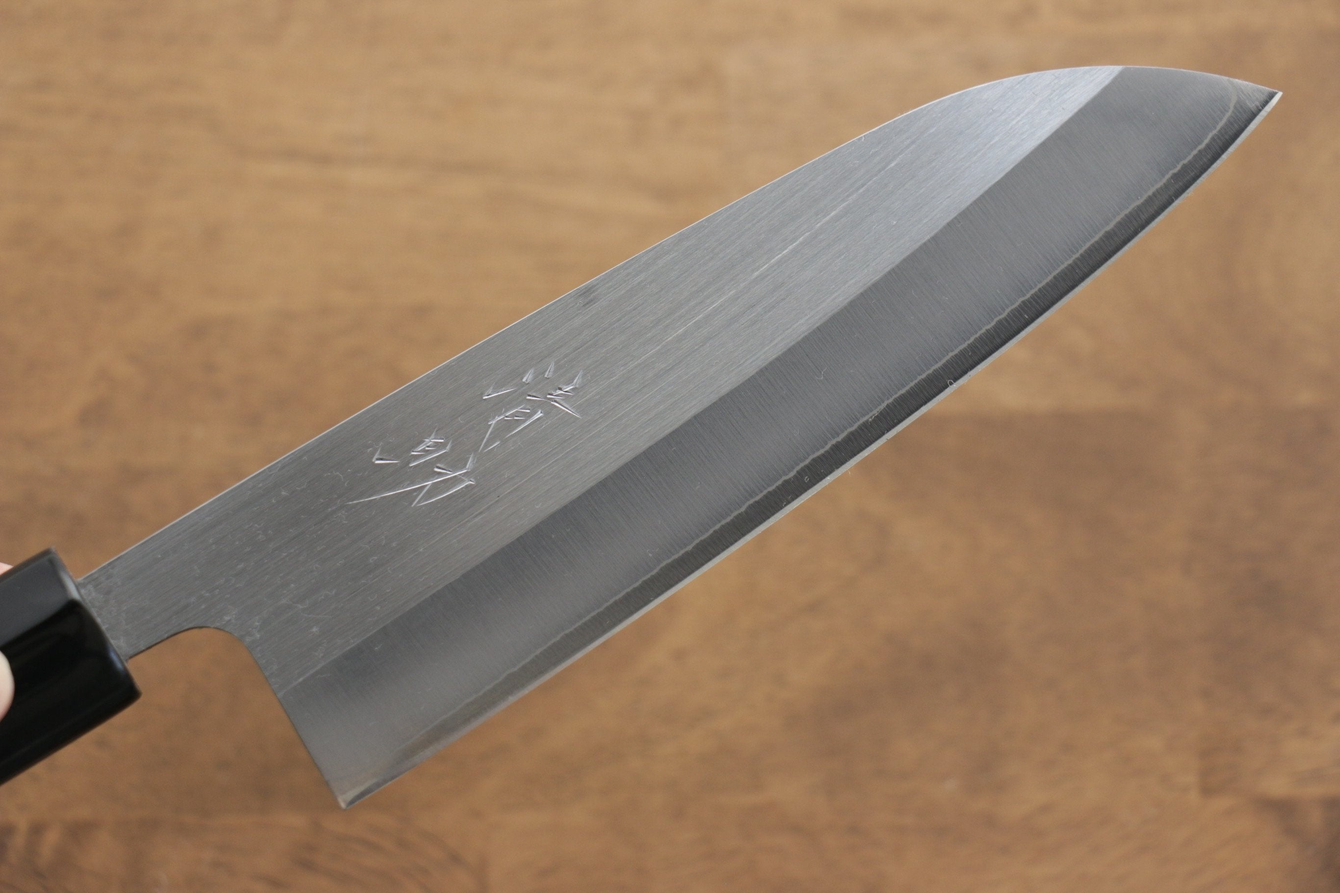 清助 SRS13 三德刀 165mm 燒栗木 握把 - 清助刃物