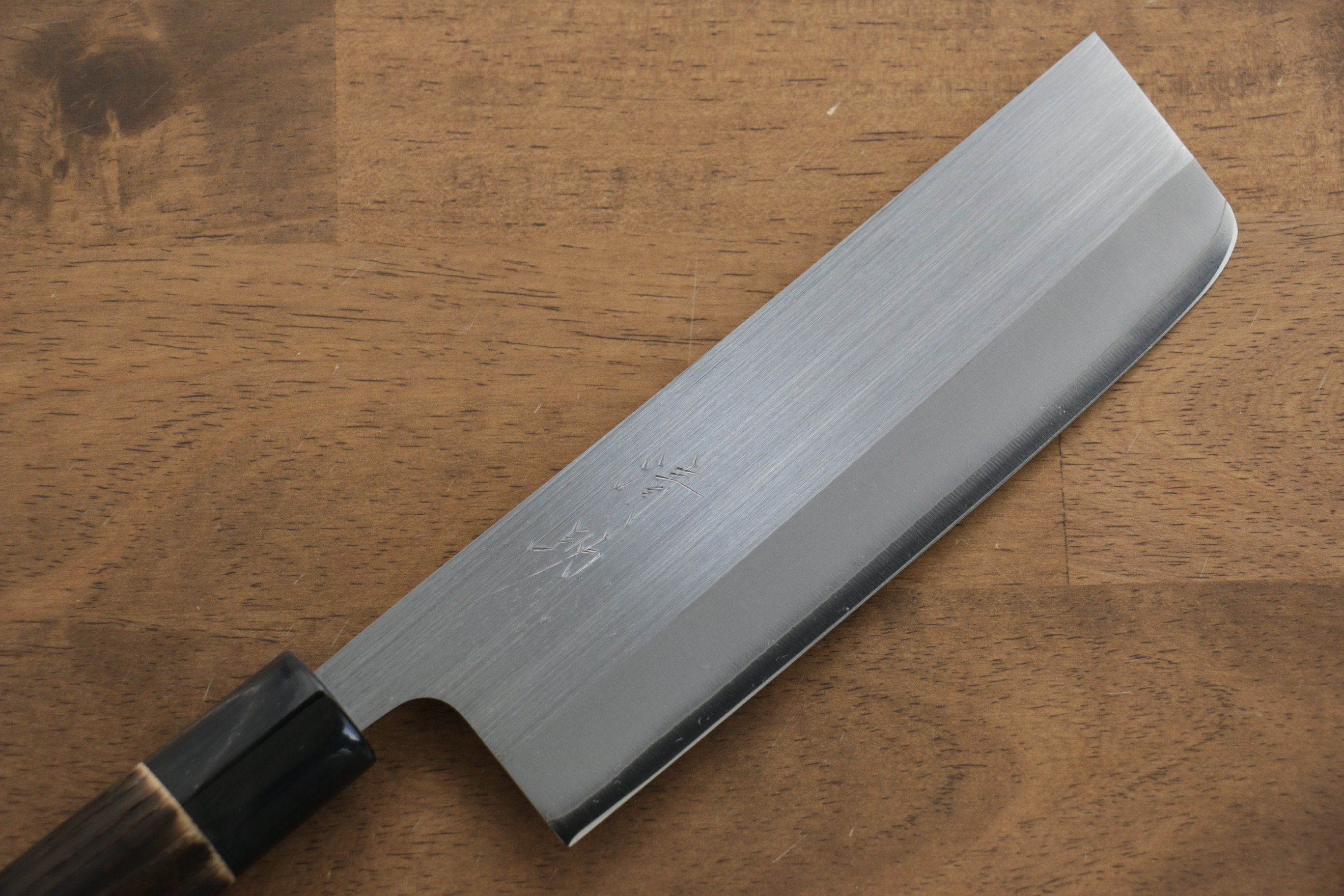 清助 SRS13 菜切 165mm 燒栗木 握把 - 清助刃物