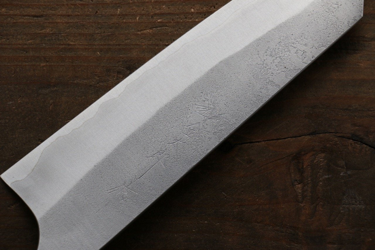 加藤 義實 超級青鋼 梨地 文化刀  165mm - 清助刃物
