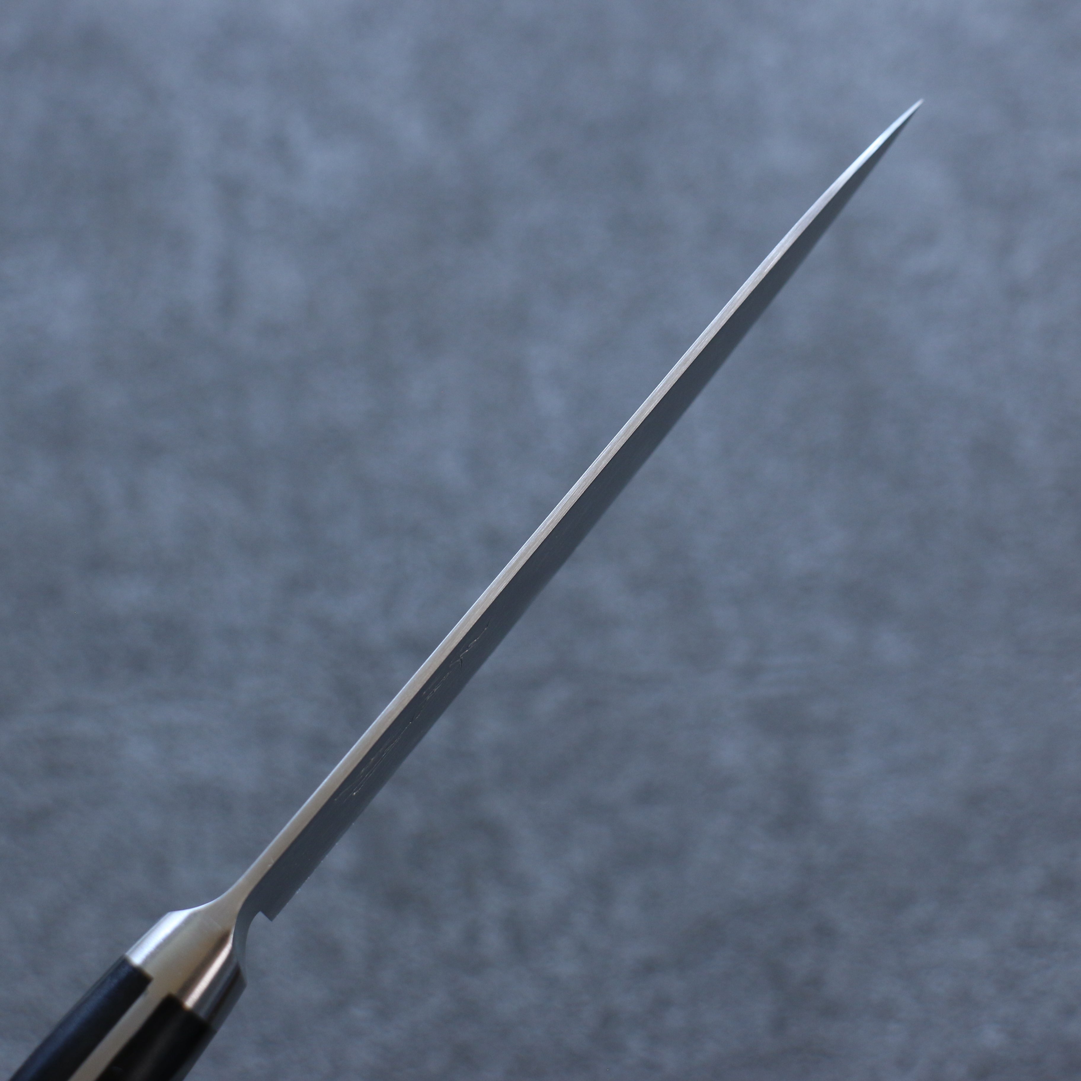 清助 VG10 大馬士革紋 多用途小刀  120mm 黑合成木 握把 - 清助刃物