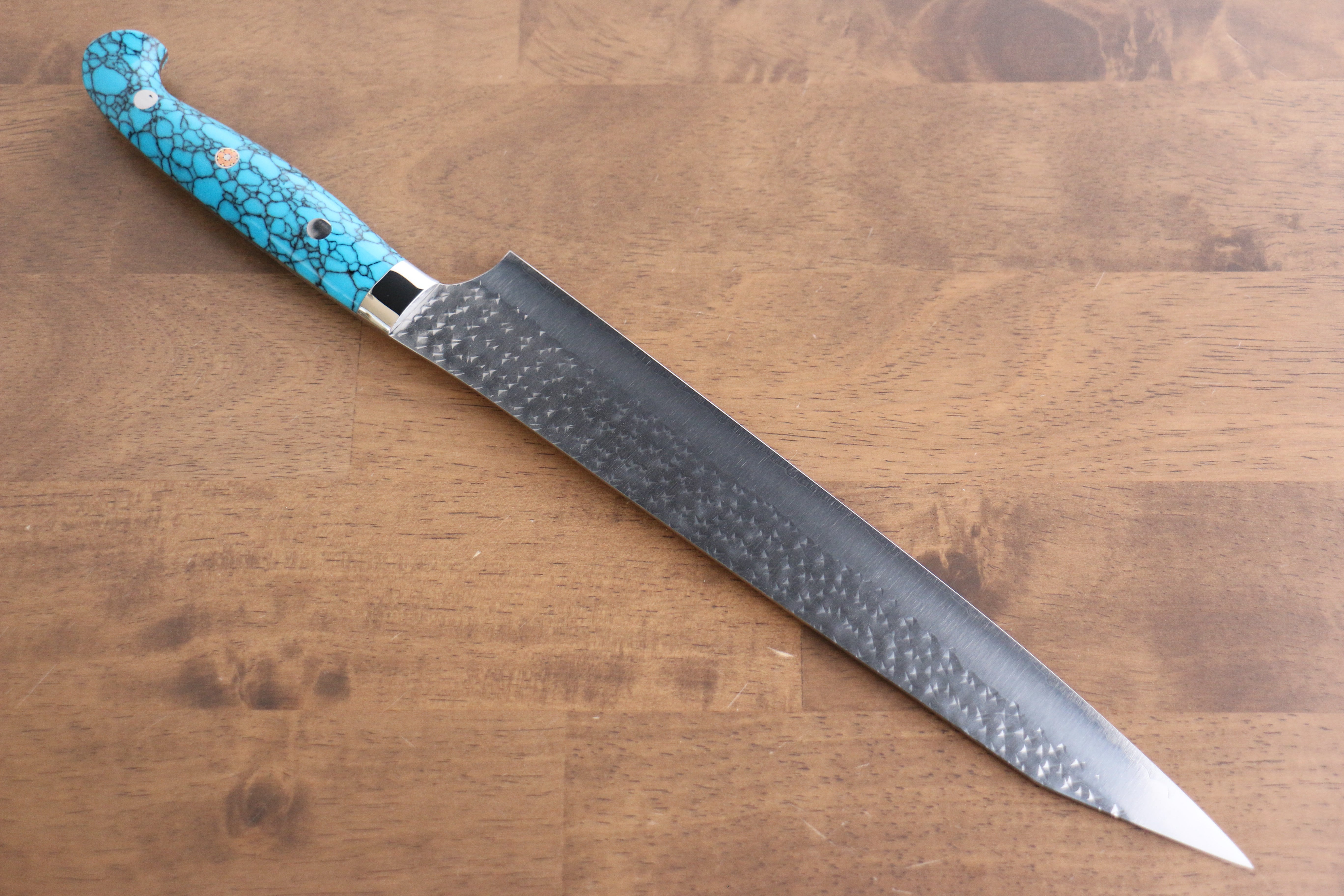 黑崎 優 閃光 銳 SG2 鎚目 筋引  270mm 土耳其石 握把 - 清助刃物