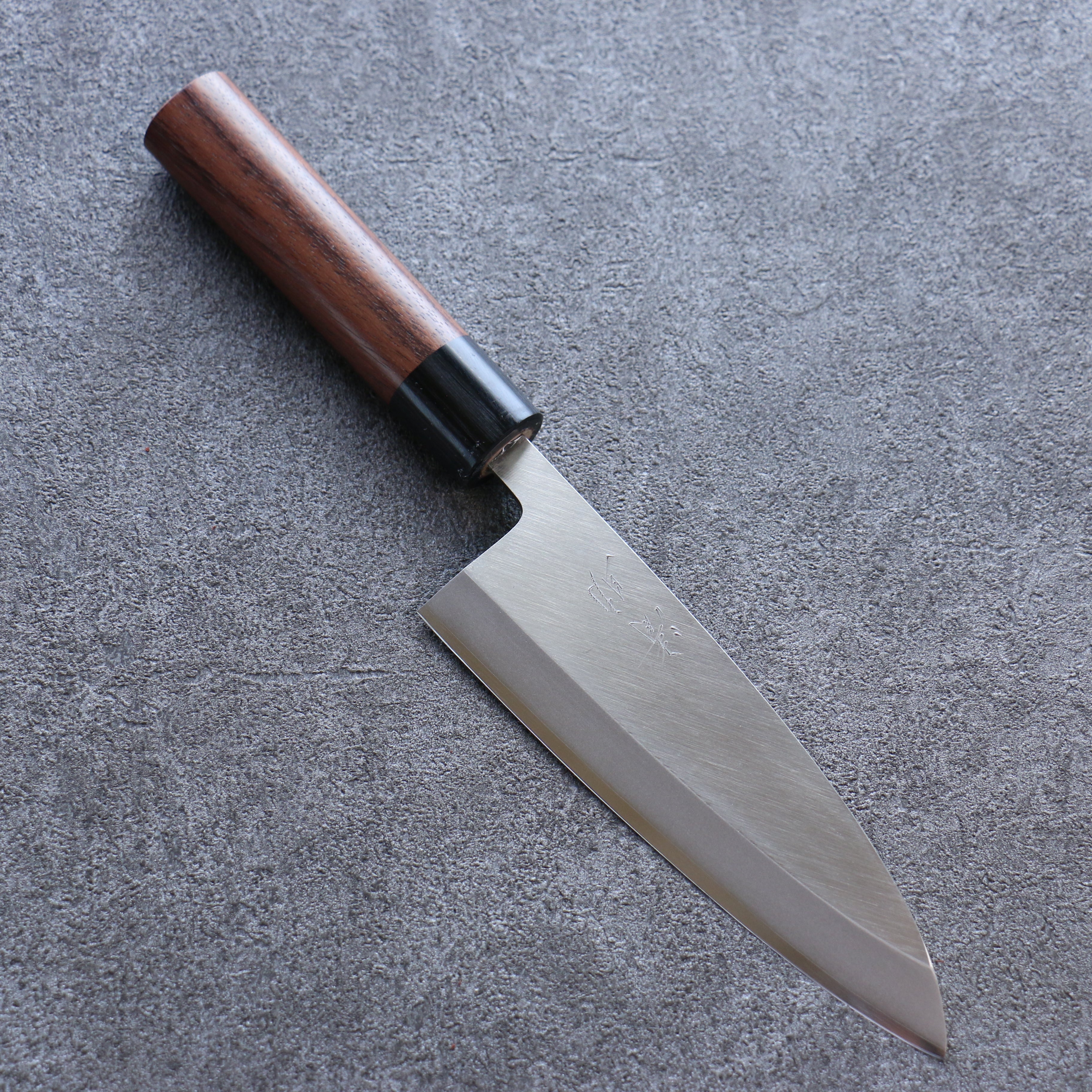 清助 VG1 霞研 出刃  150mm 紫檀木 握把 - 清助刃物