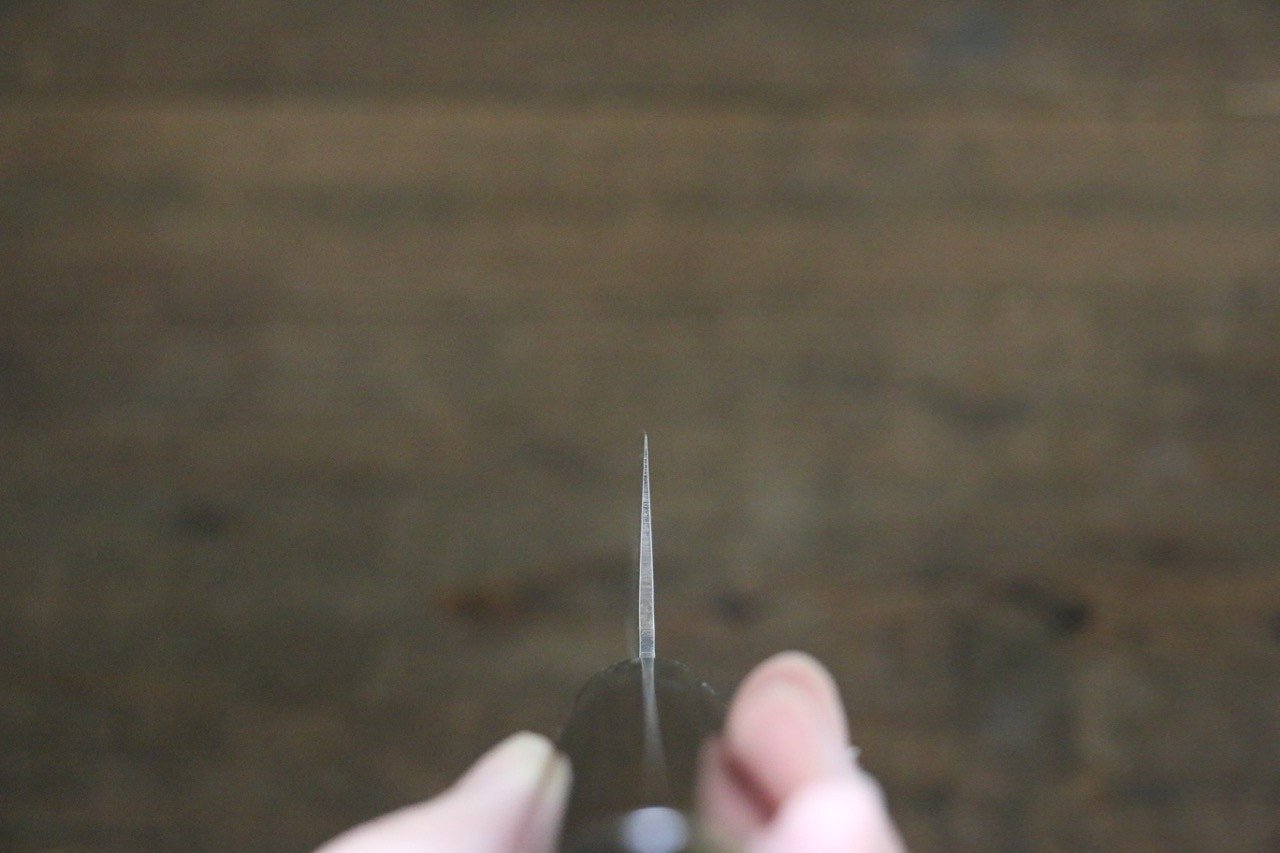 堺 孝行 VG10 33層大馬士革紋 鎚目 牛刀  210mm 金漆塗握把 附刀鞘 - 清助刃物
