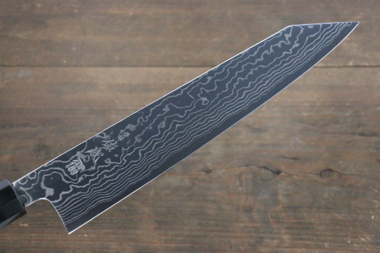 佑成 ZDP189 大馬士革紋 切付牛刀  270mm 紫檀木握把 - 清助刃物