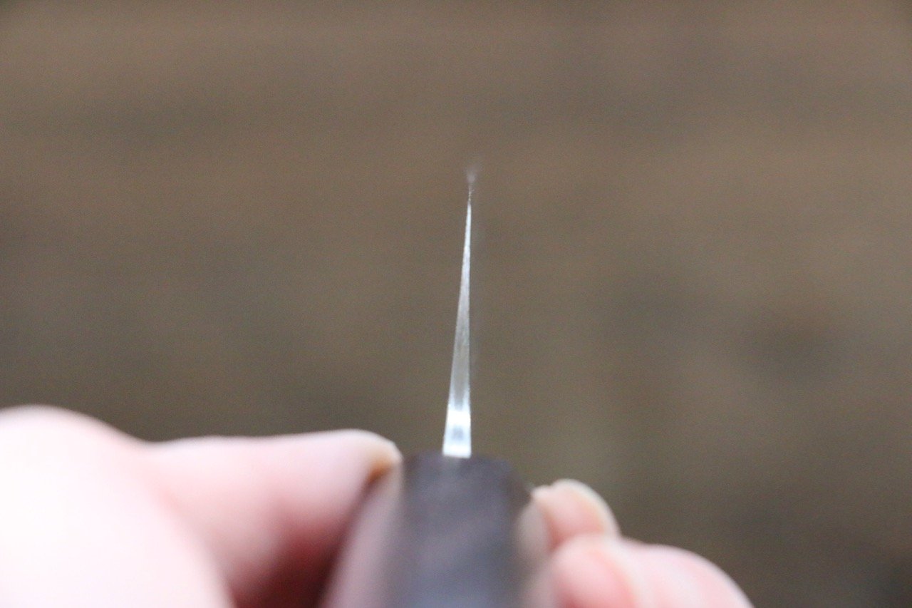 山本 直 VG10 大馬士革紋 多用途小刀  130mm 紫檀木握把 - 清助刃物