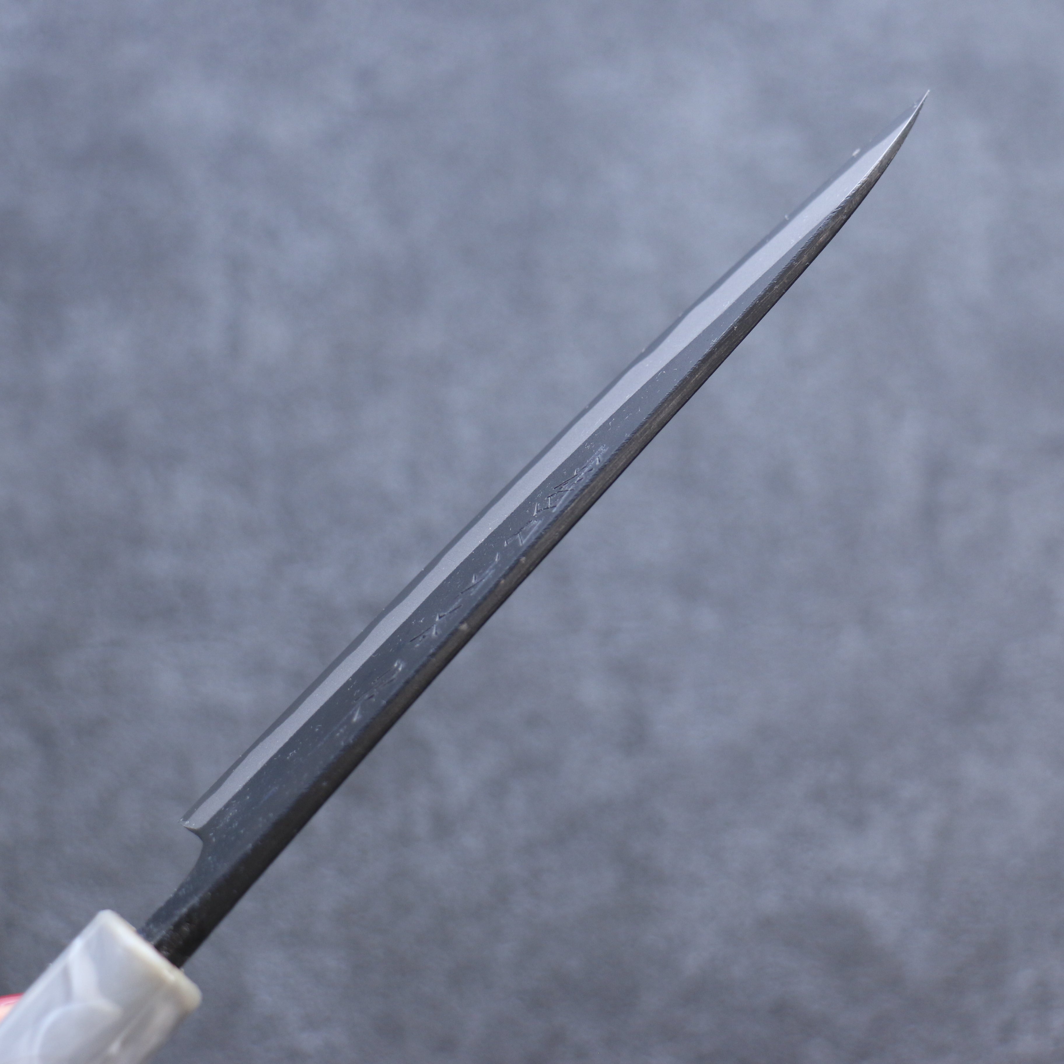 山本 直 白鋼二號 黑打 多用途小刀  135mm 櫻桃木 握把 - 清助刃物