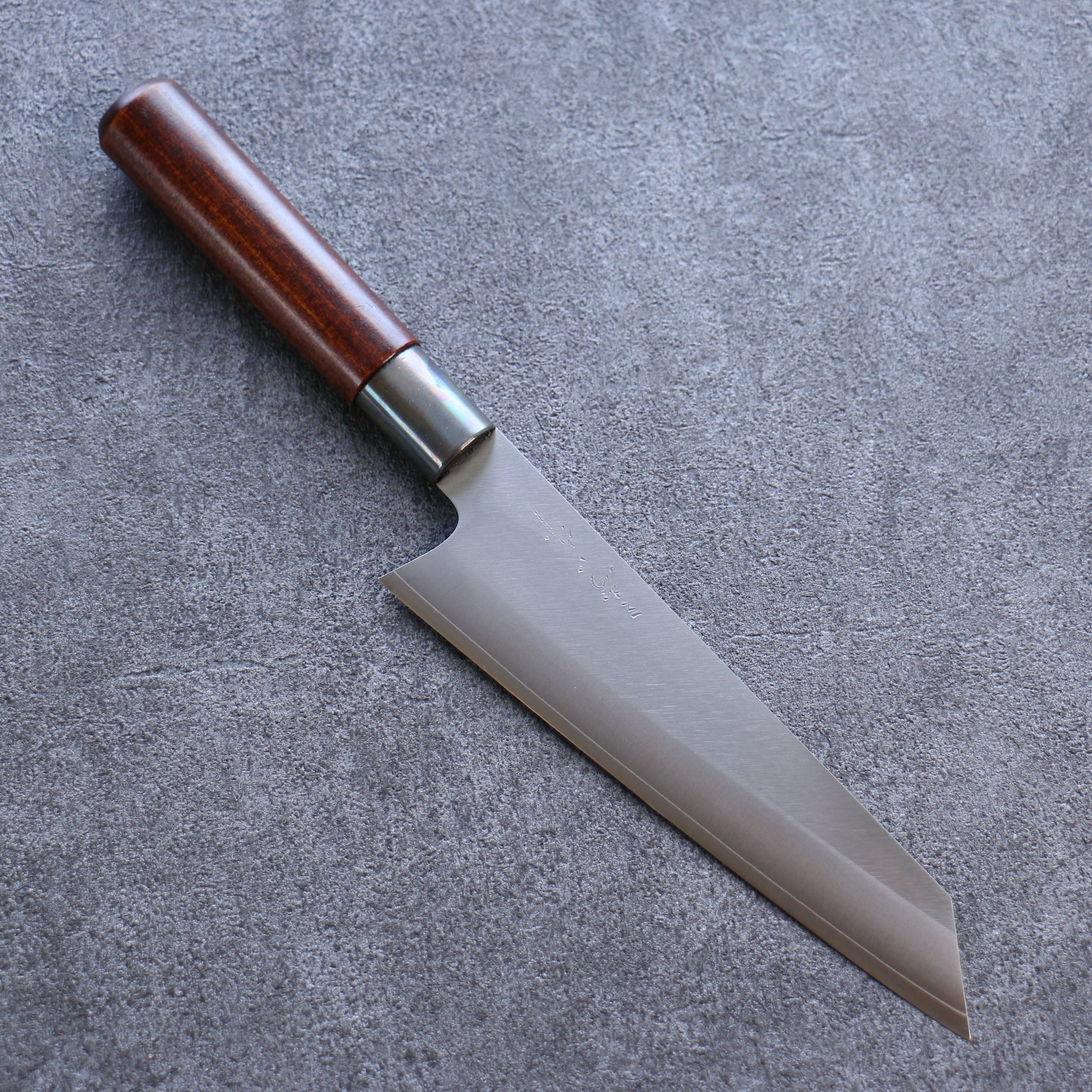三寿ゞ (Misuzu) VG10 霞研 文化刀 180mm 茶色漆塗 握把 V99-BJ - 清助刃物