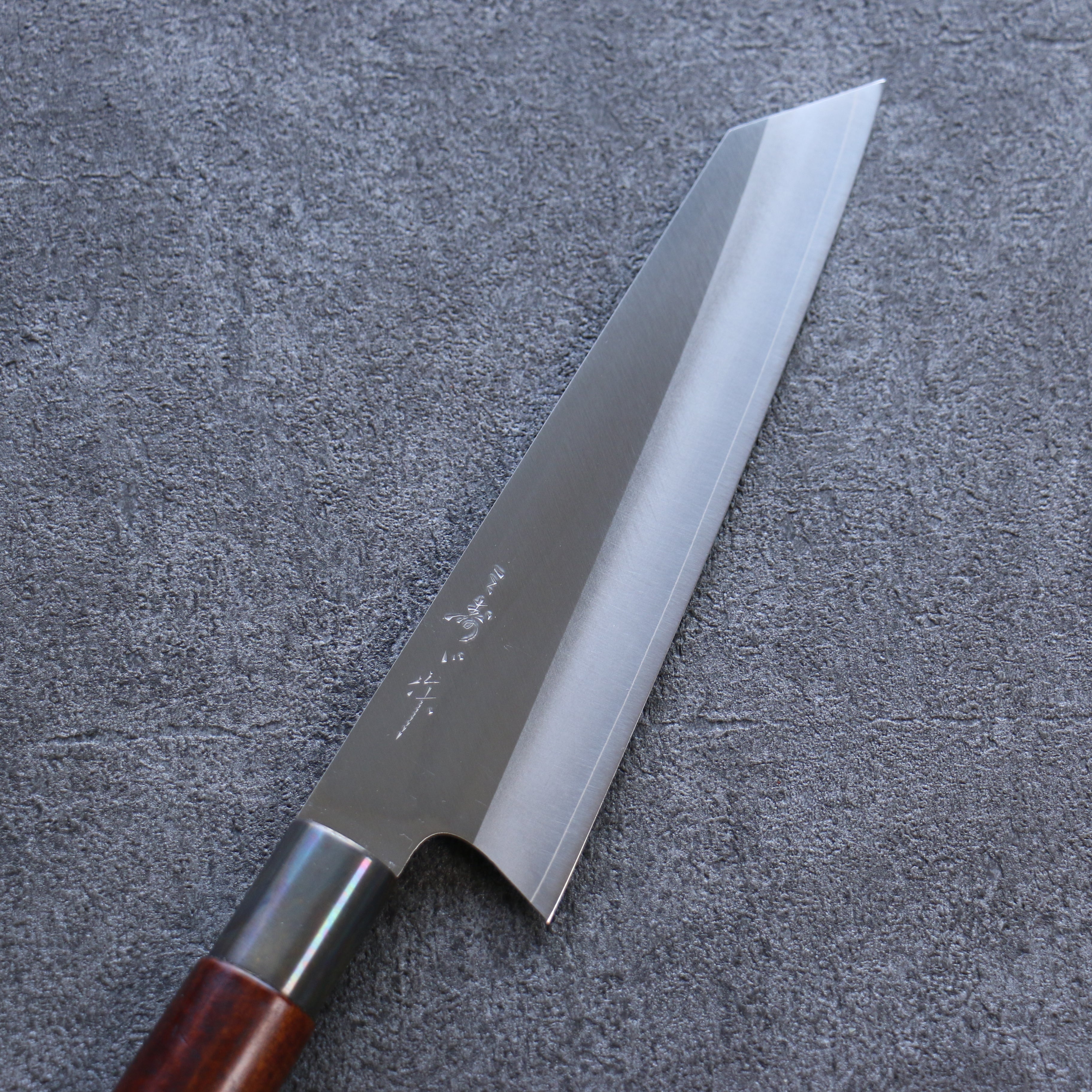 三寿ゞ (Misuzu) VG10 霞研 文化刀 180mm 茶色漆塗 握把 V99-BJ - 清助刃物