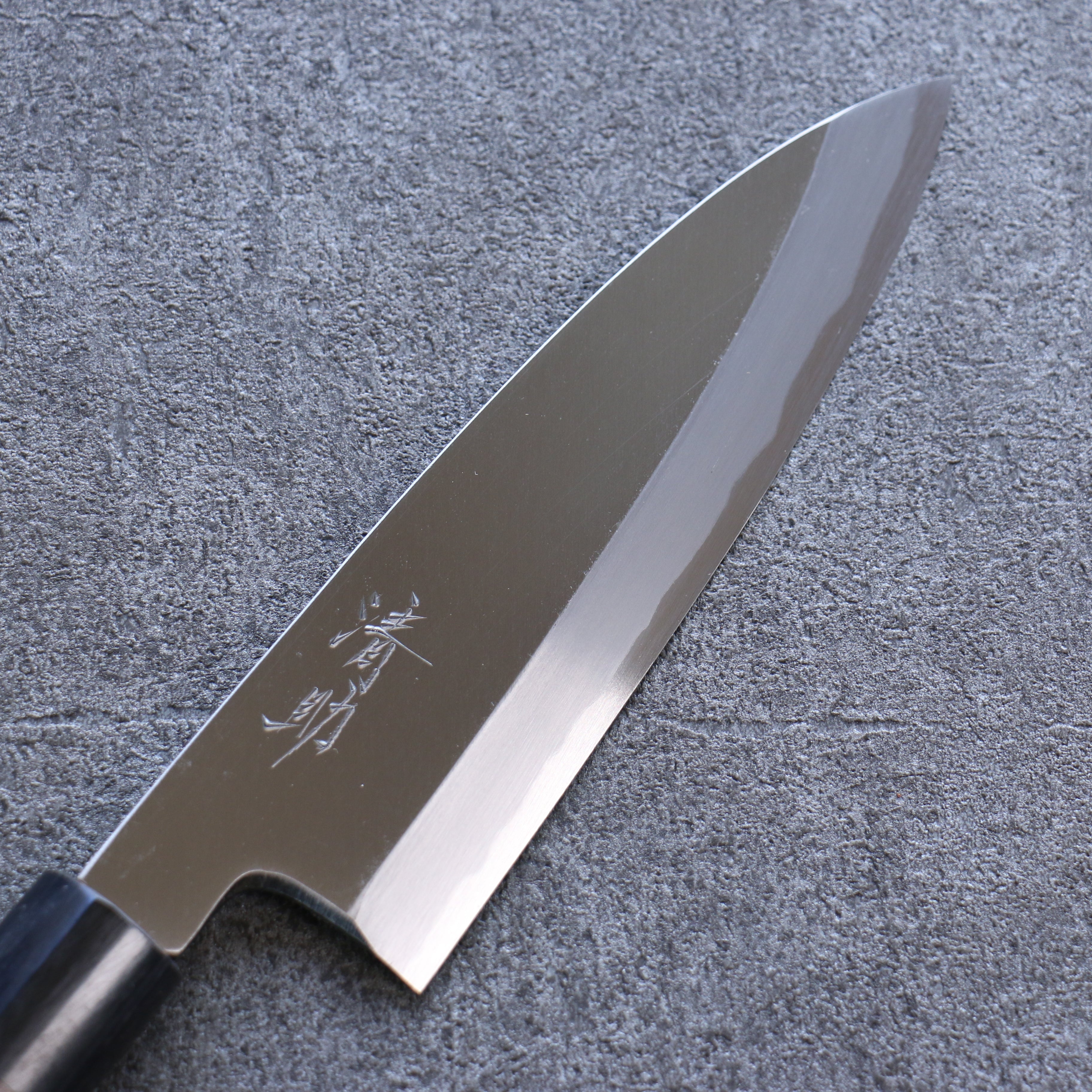 清助 白鋼 霞研 舟行  180mm 紫檀木 握把 - 清助刃物