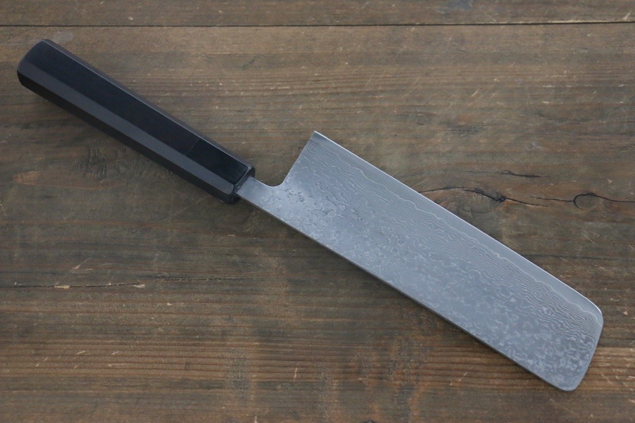 田中 誠貴 SG2 大馬士革紋 菜切  165mm 黑檀握把 - 清助刃物