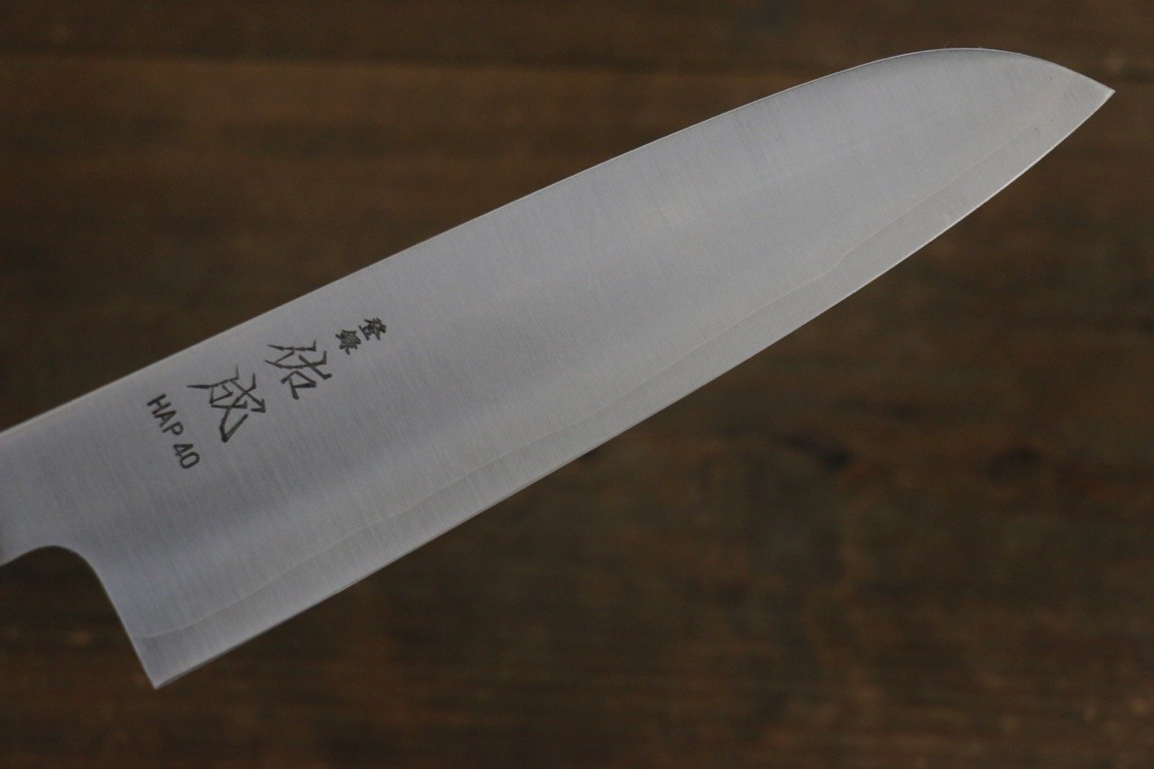 佑成 HAP40 3層 三德刀  185mm 紫檀木握把 - 清助刃物