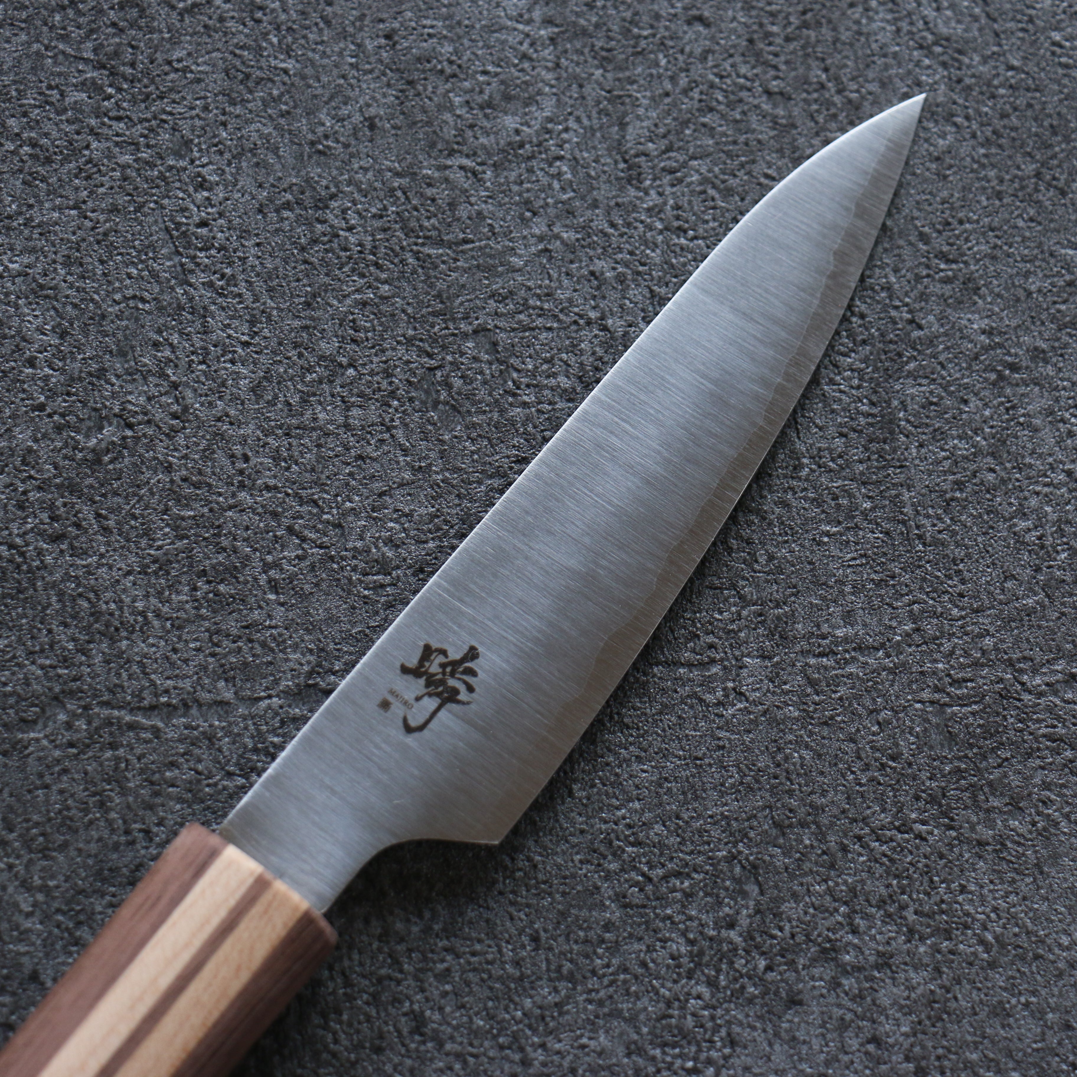 田中 誠貴 瞬 銀三鋼 多用途小刀  120mm 楓櫻核桃木複合材 握把 - 清助刃物