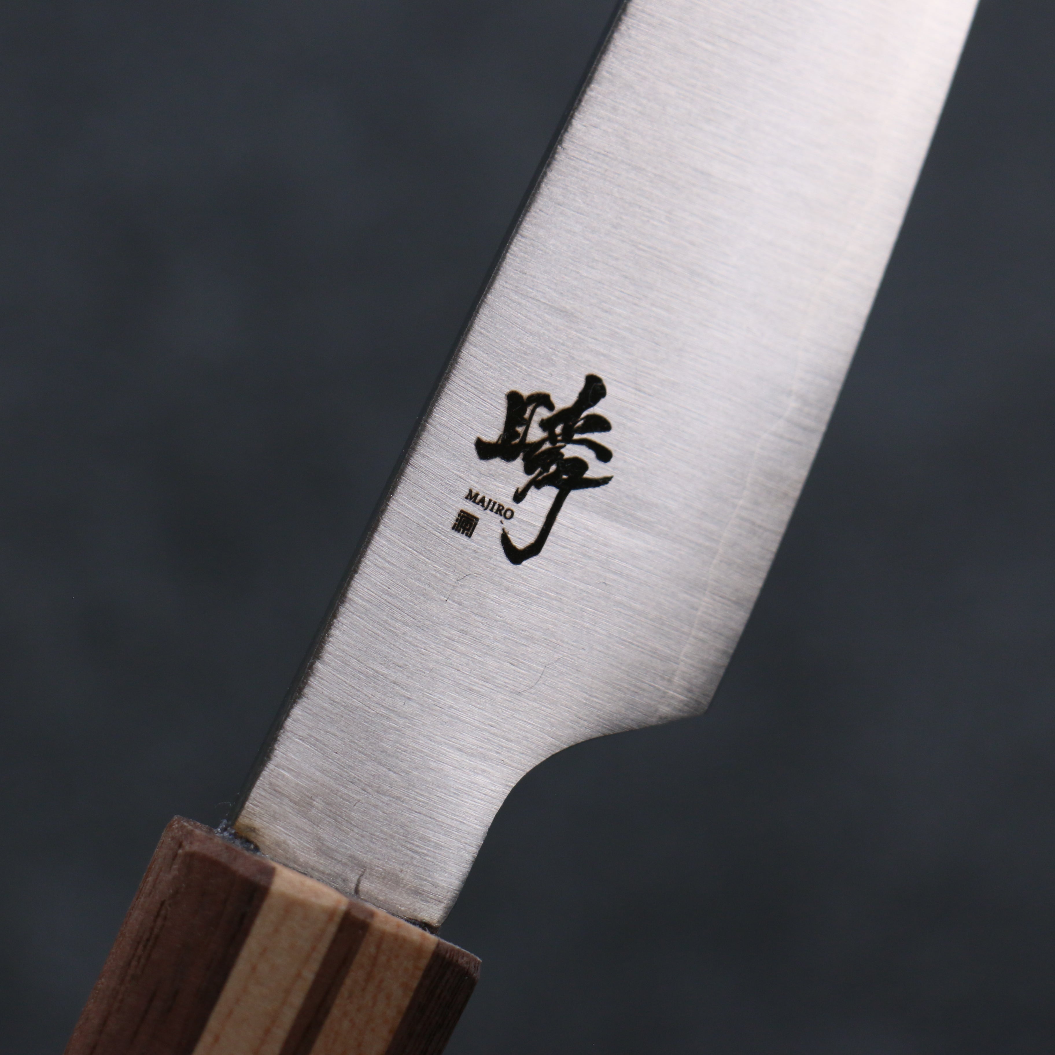 田中 誠貴 瞬 銀三鋼 多用途小刀  120mm 楓櫻核桃木複合材 握把 - 清助刃物
