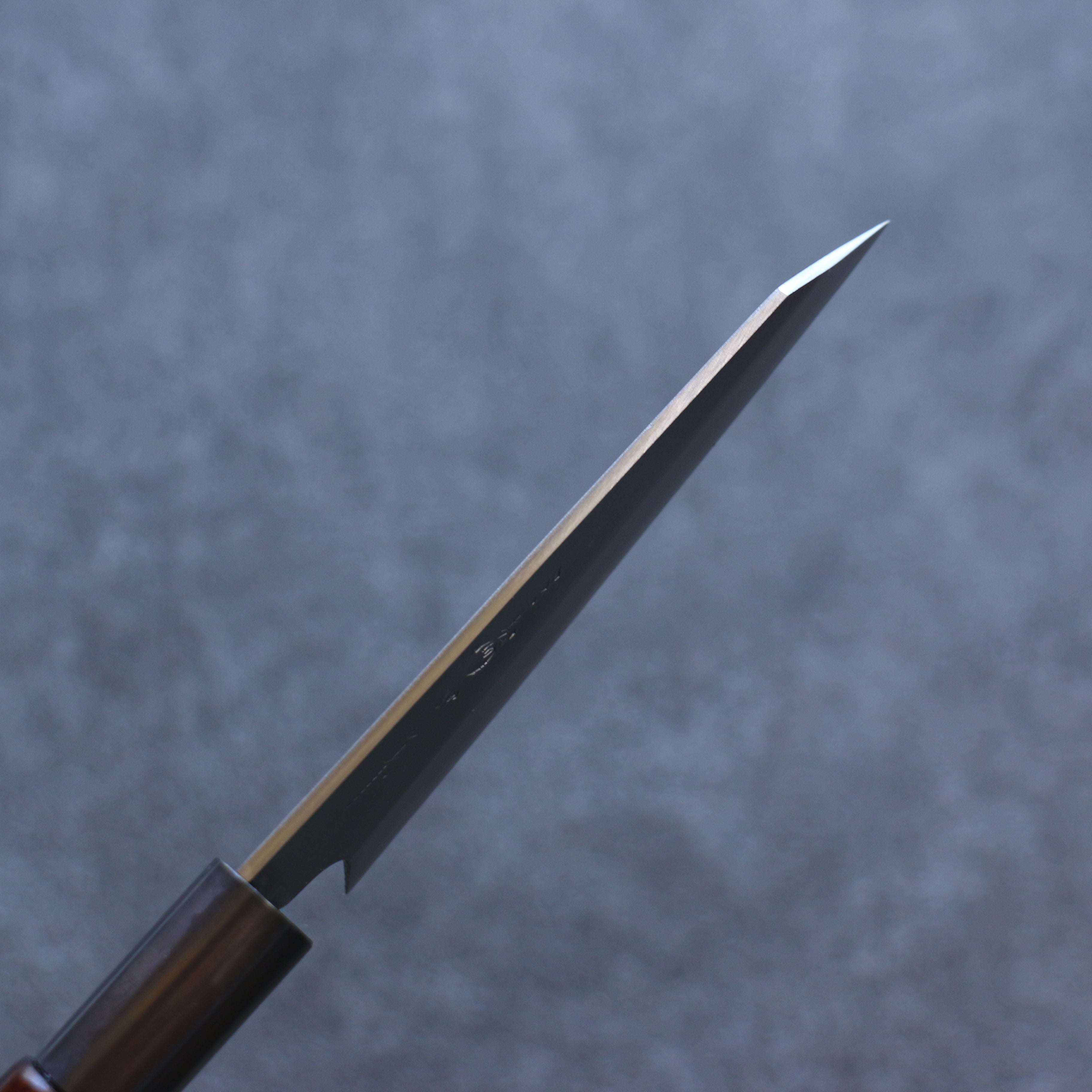 三寿ゞ (Misuzu) VG10 霞研 切付多用途小刀  105mm 茶色漆塗 握把 - 清助刃物