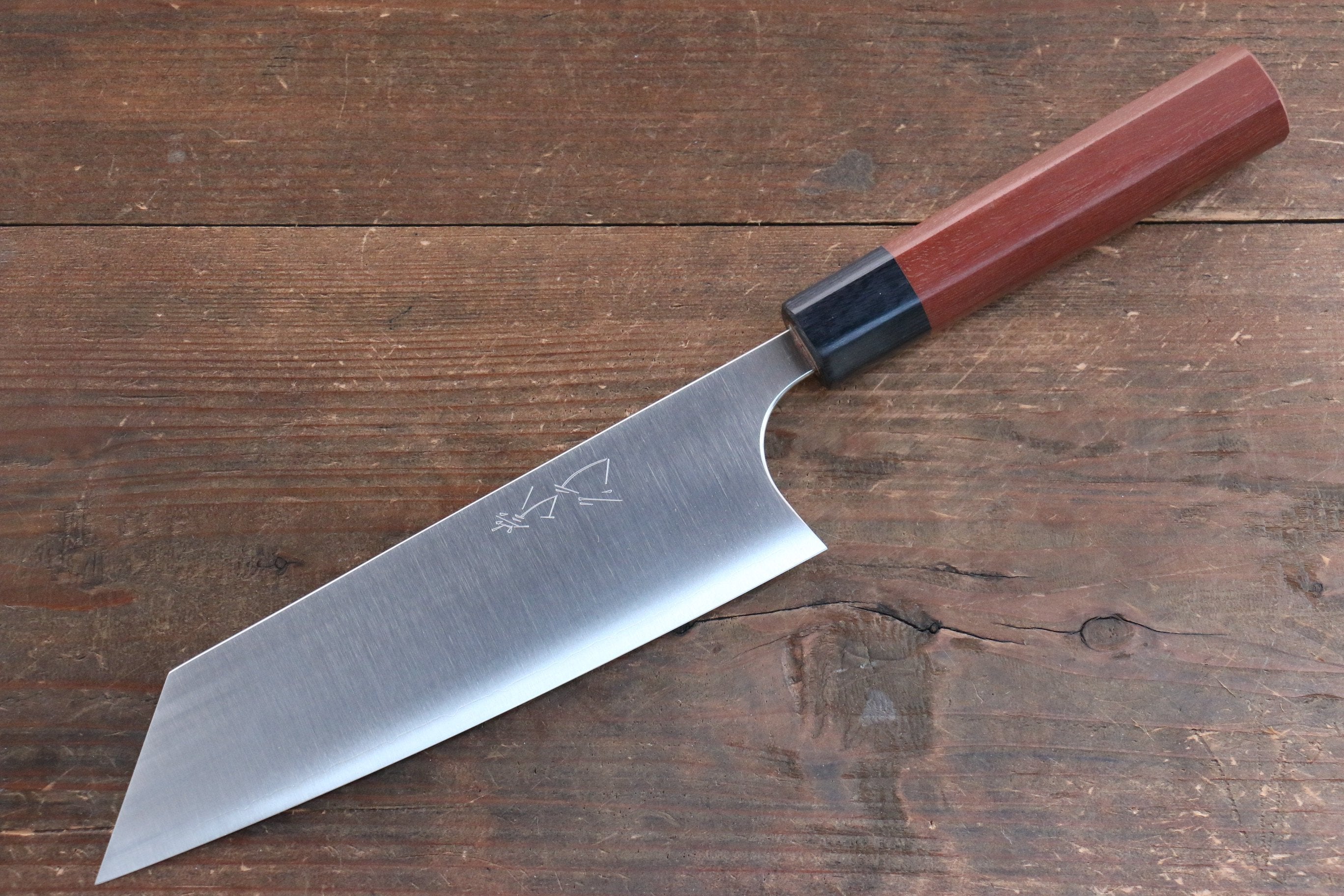 柴田崇行 甲鐵 SG2 文化刀 180mm Jarrah 握把 - 清助刃物