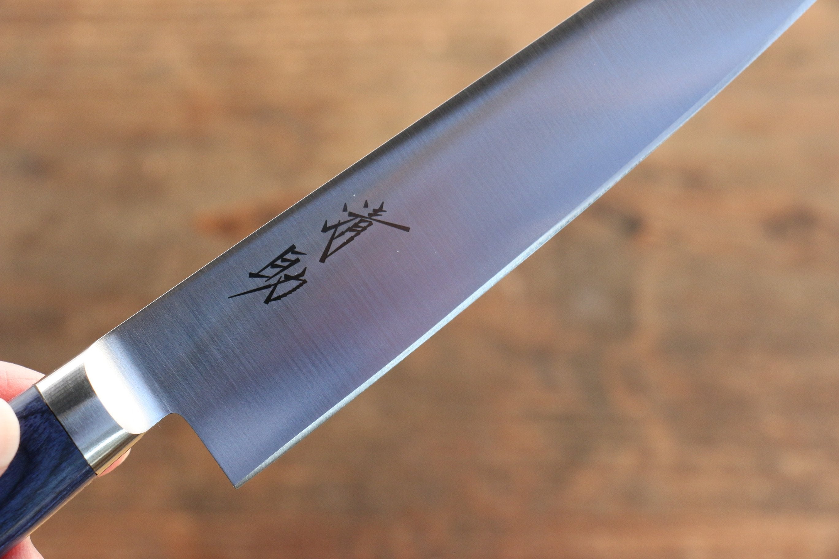 清助 青天 鉬鋼（MOL） 多用途小刀  120mm 青合成木 握把 附刀鞘 - 清助刃物