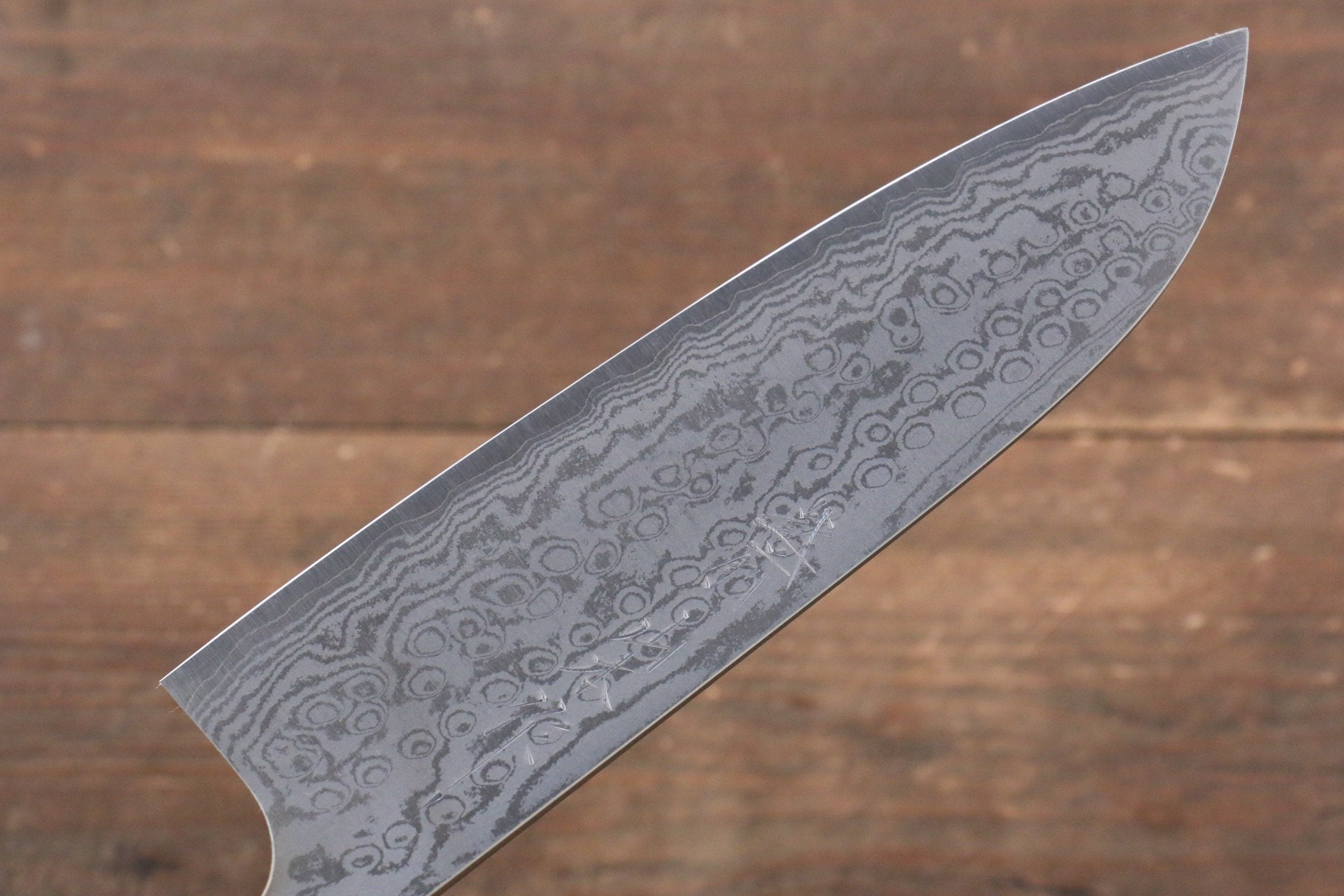 山本 直 VG10 大馬士革紋 三德刀  170mm 櫻桃木握把 - 清助刃物