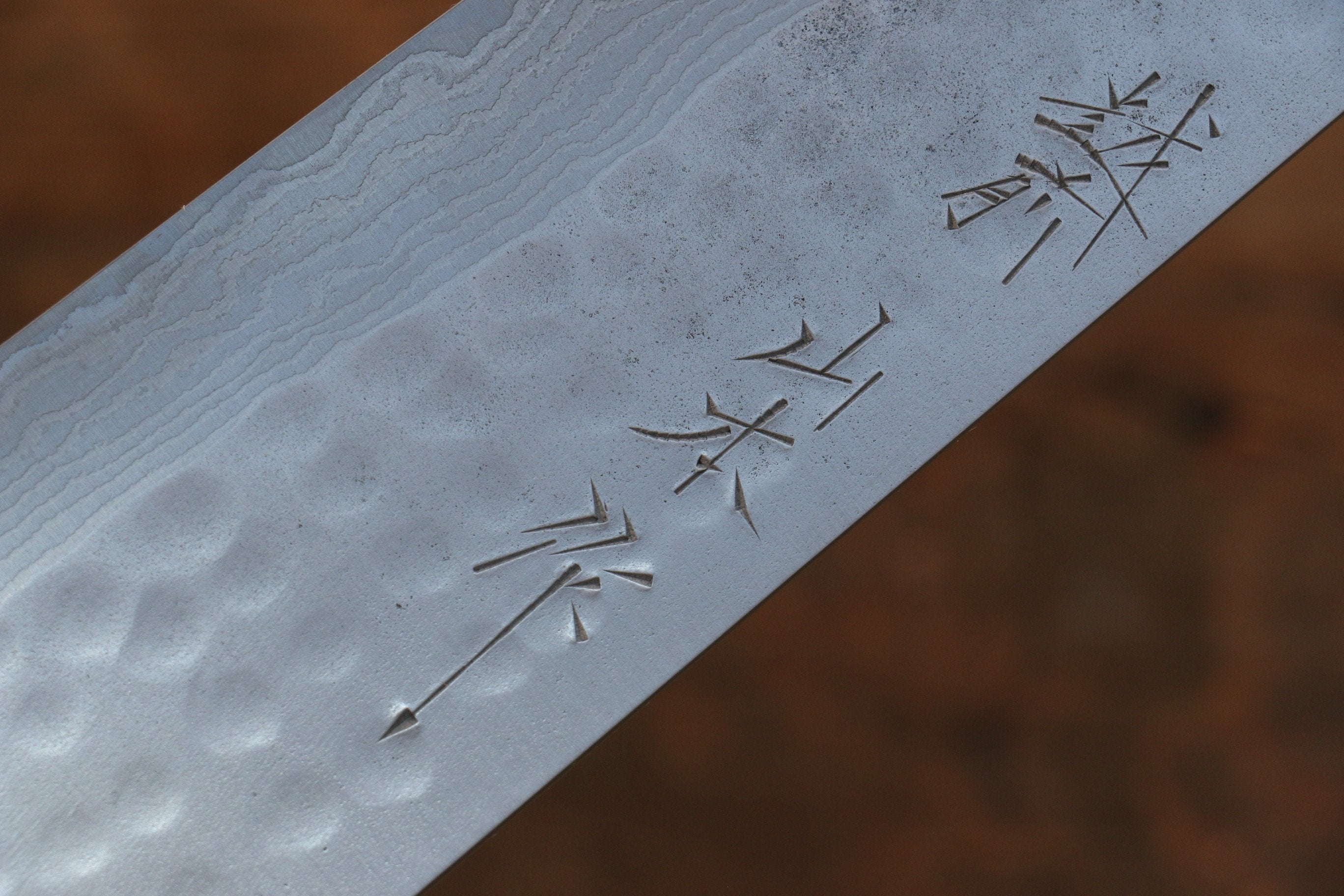 山本 直 SRS13 黑色大馬士革紋 牛刀  240mm 櫻桃木握把 - 清助刃物