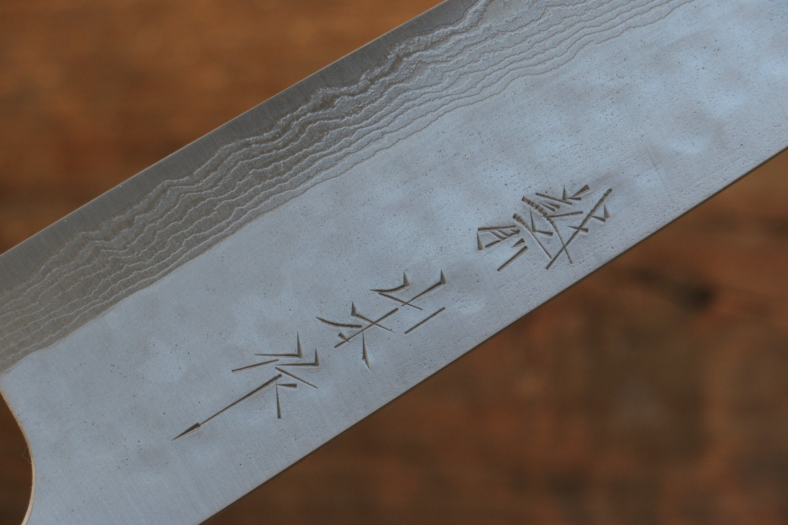 山本 直 SRS13 黑色大馬士革紋 三德刀  165mm 櫻桃木握把 - 清助刃物