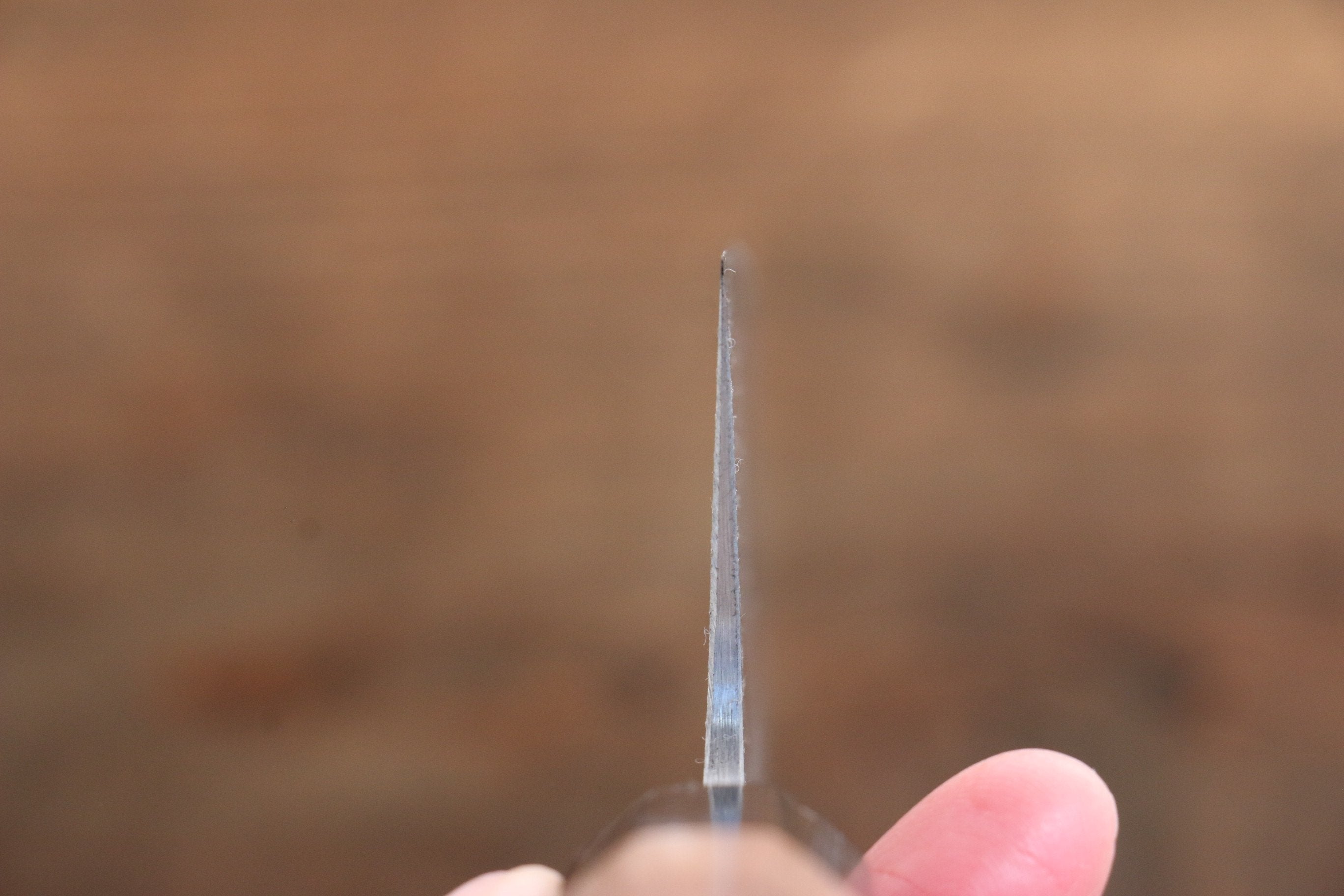 山本 直 VG10 黑色大馬士革紋 三德刀  165mm 核桃木握把 - 清助刃物