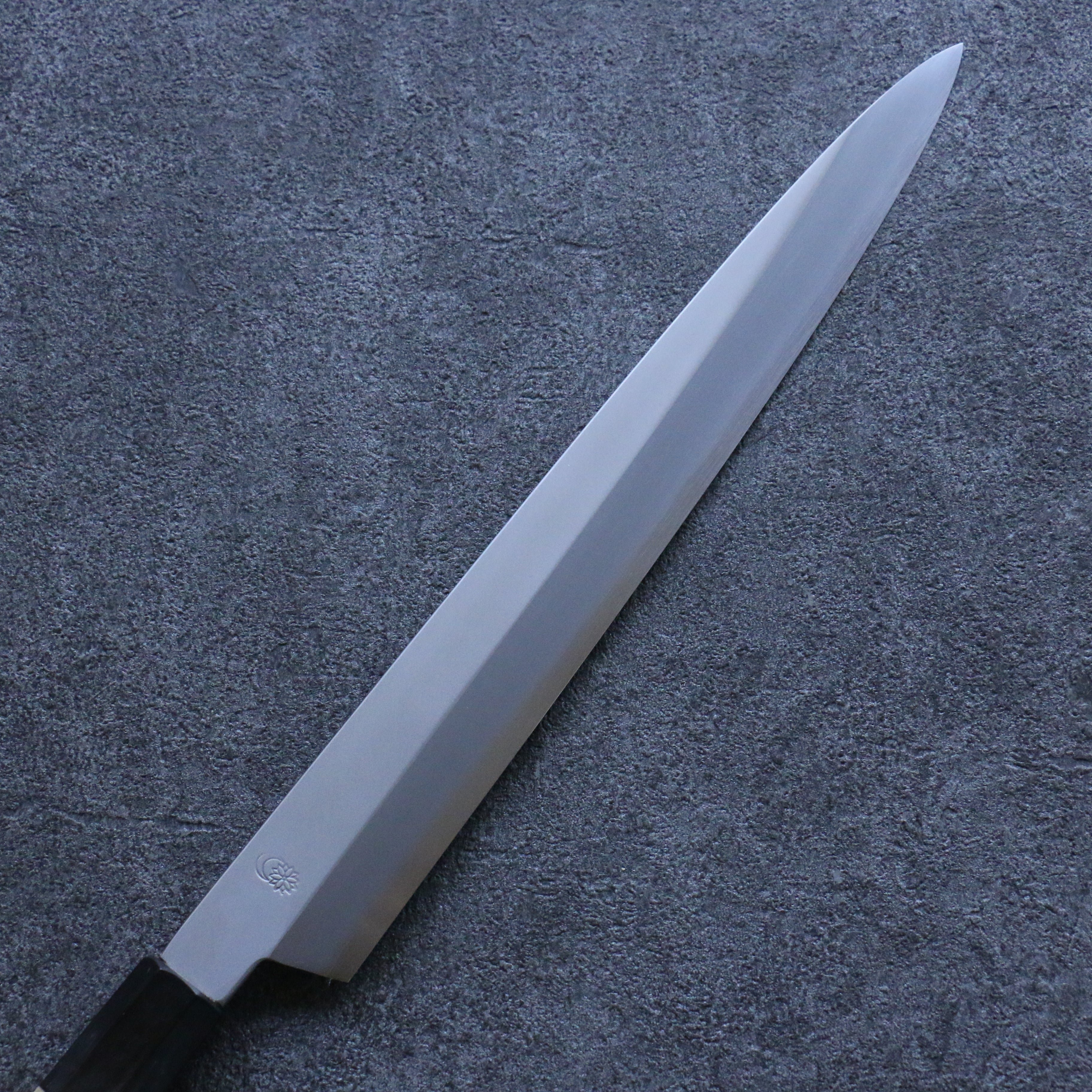 菊月 銀三鋼 Bokashi 柳刃 270mm 木蘭 握把 - 清助刃物
