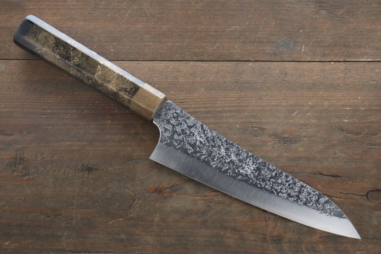 黑崎 優 雫 SG2 鎚目 小三德刀  160mm 鐵木握把 - 清助刃物