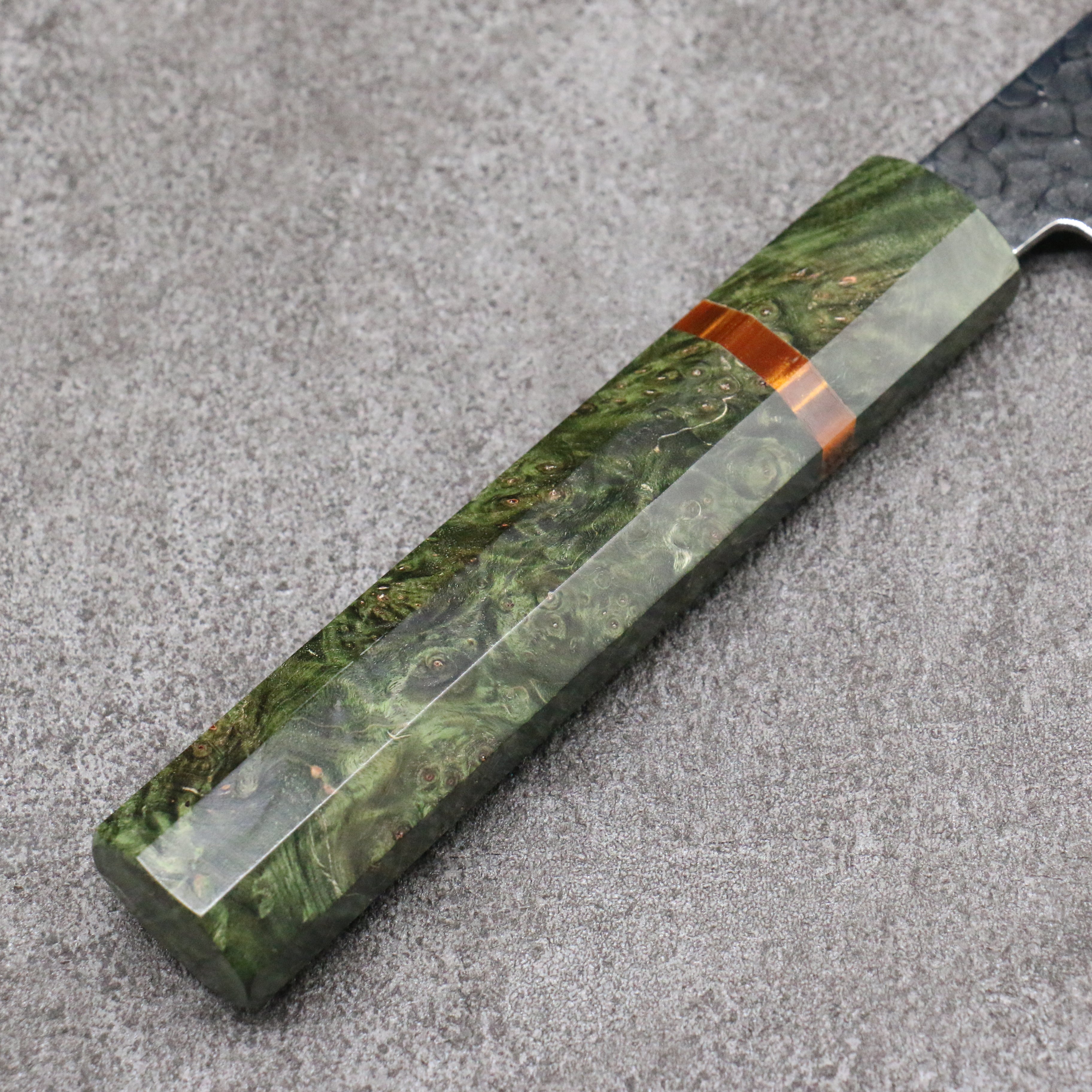 堺 孝行 VG10 33層大馬士革紋 牛刀 240mm 穩定木 握把 - 清助刃物