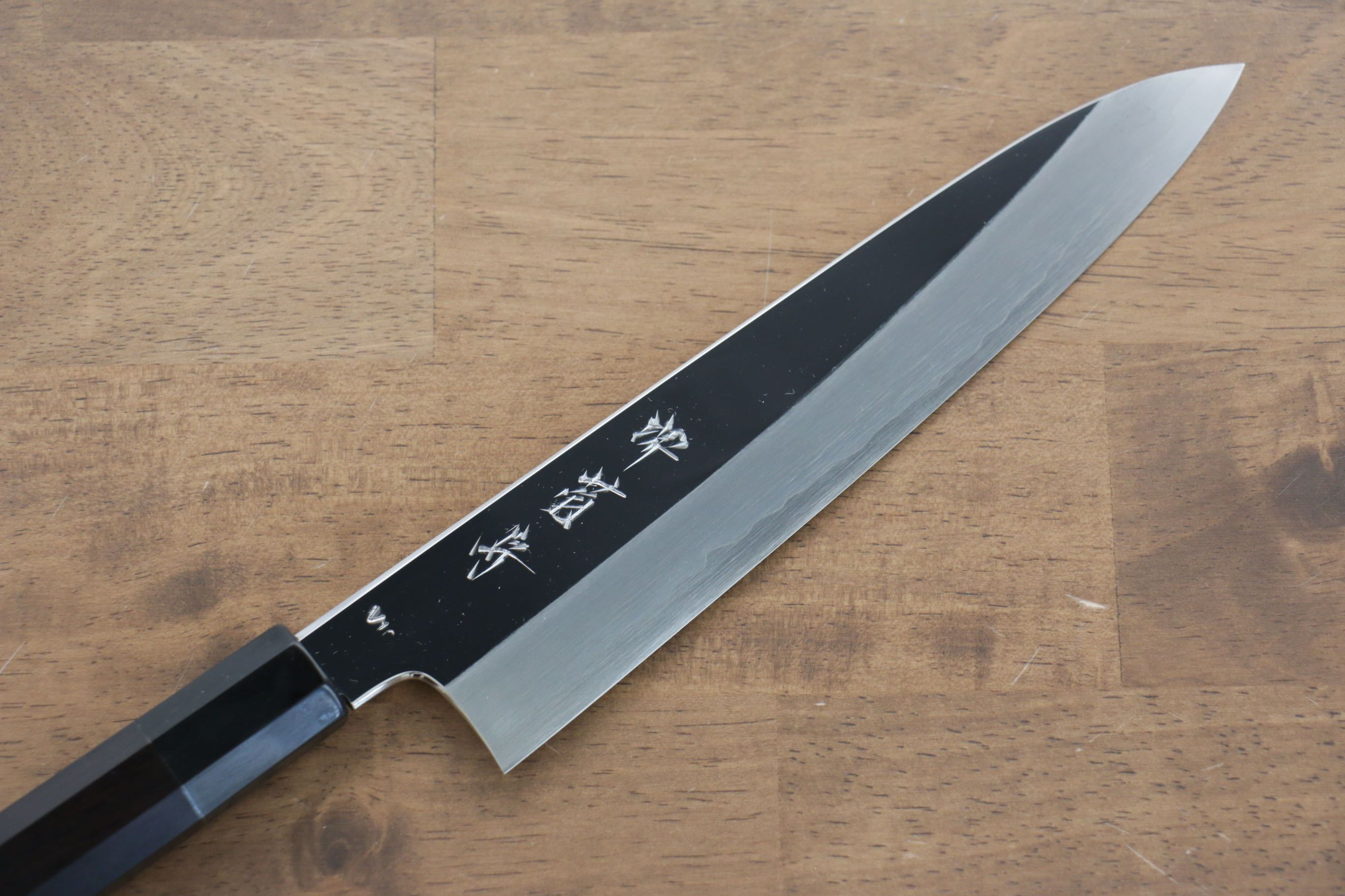 堺 菊守 VG10 鏡面處理 牛刀  210mm 黑檀握把 - 清助刃物