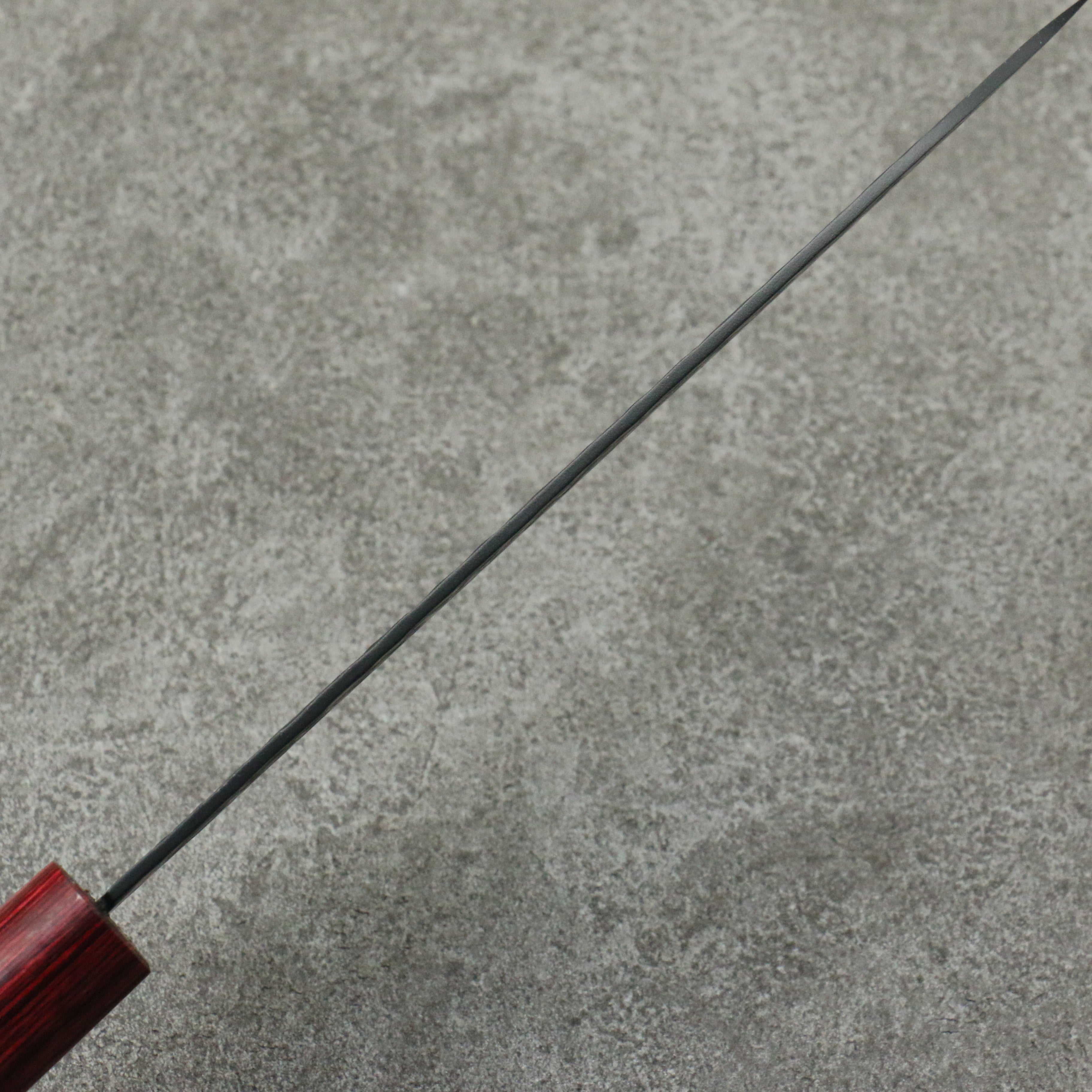 堺 孝行 黑影 VG10 鎚目 鐵氟龍塗層 三德刀 170mm 紫檀木 握把 - 清助刃物