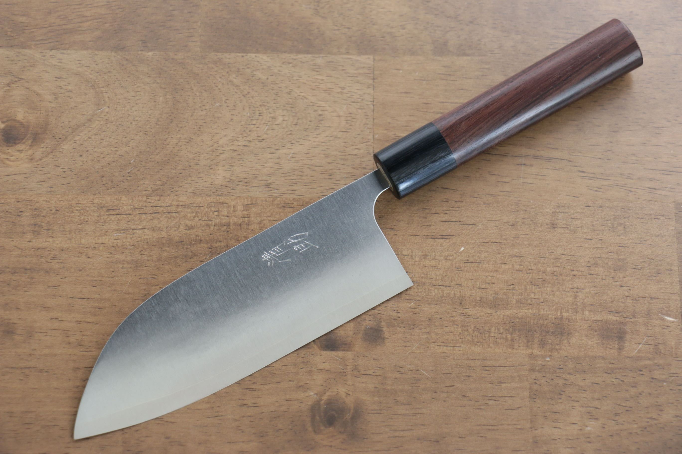清助 SG2 三德刀 150mm 紫檀木 握把 - 清助刃物