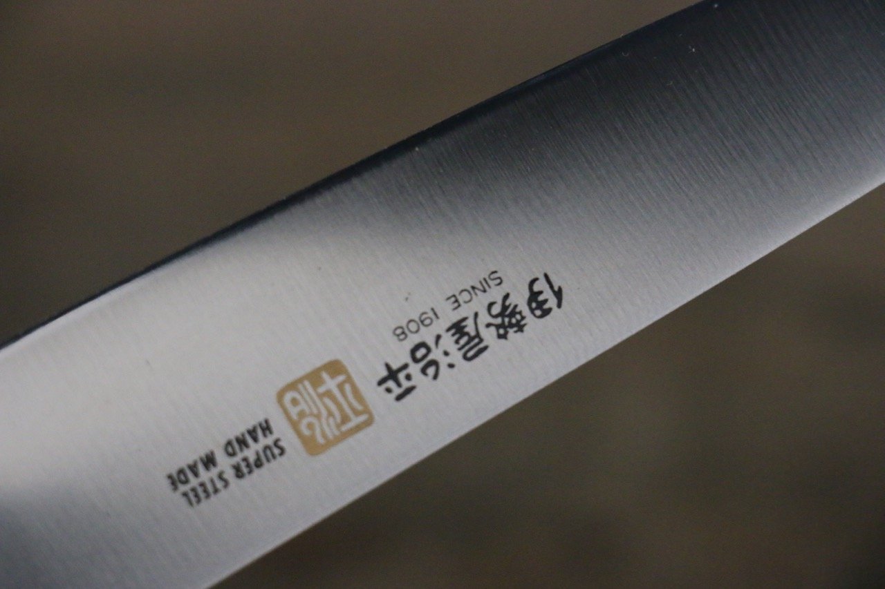 伊勢屋 鉬鋼（MOL） 多用途小刀  150mm 黑合成木 握把 - 清助刃物