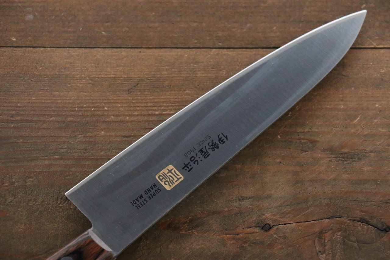 伊勢屋 鉬鋼（MOL） 牛刀  180mm 桃花心木 握把 - 清助刃物