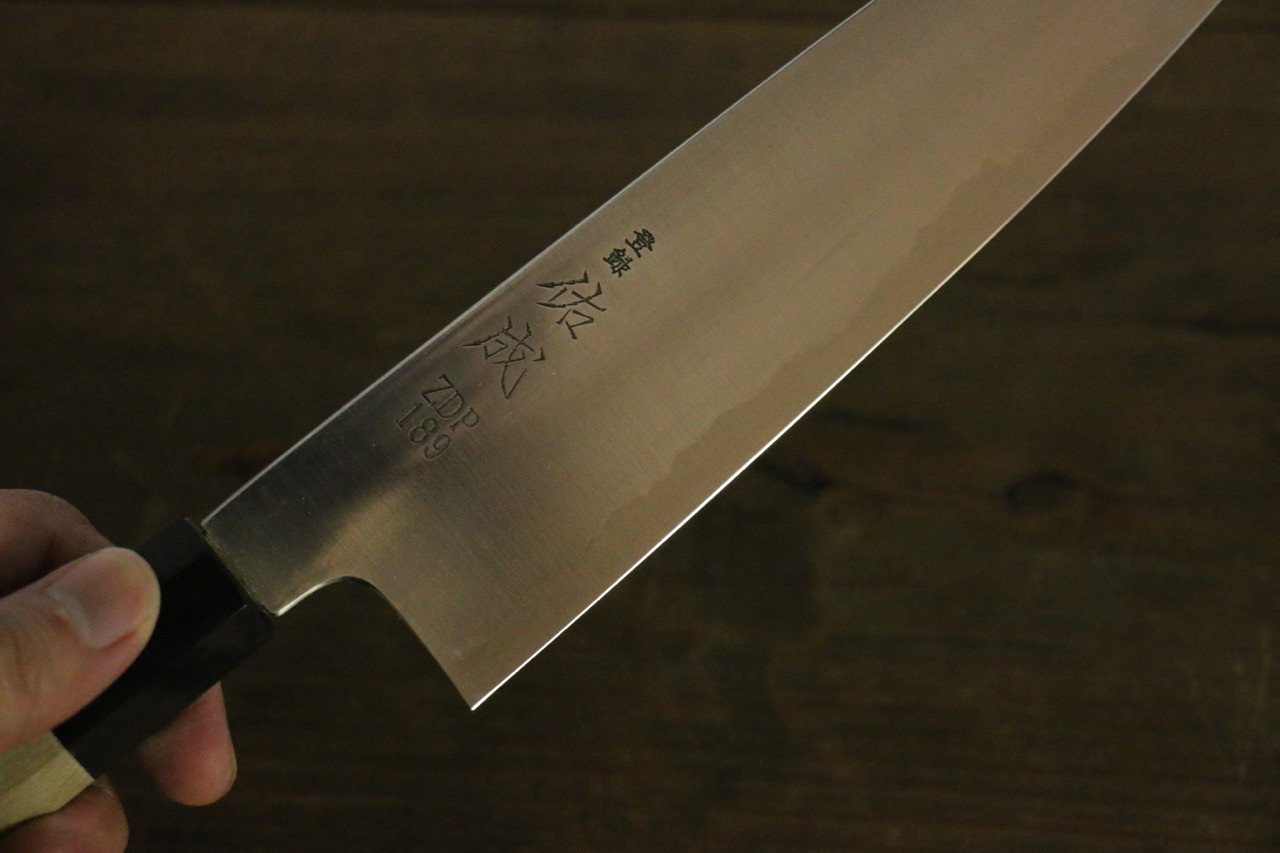 佑成 ZDP189 3層 牛刀  210mm 木蘭握把 - 清助刃物